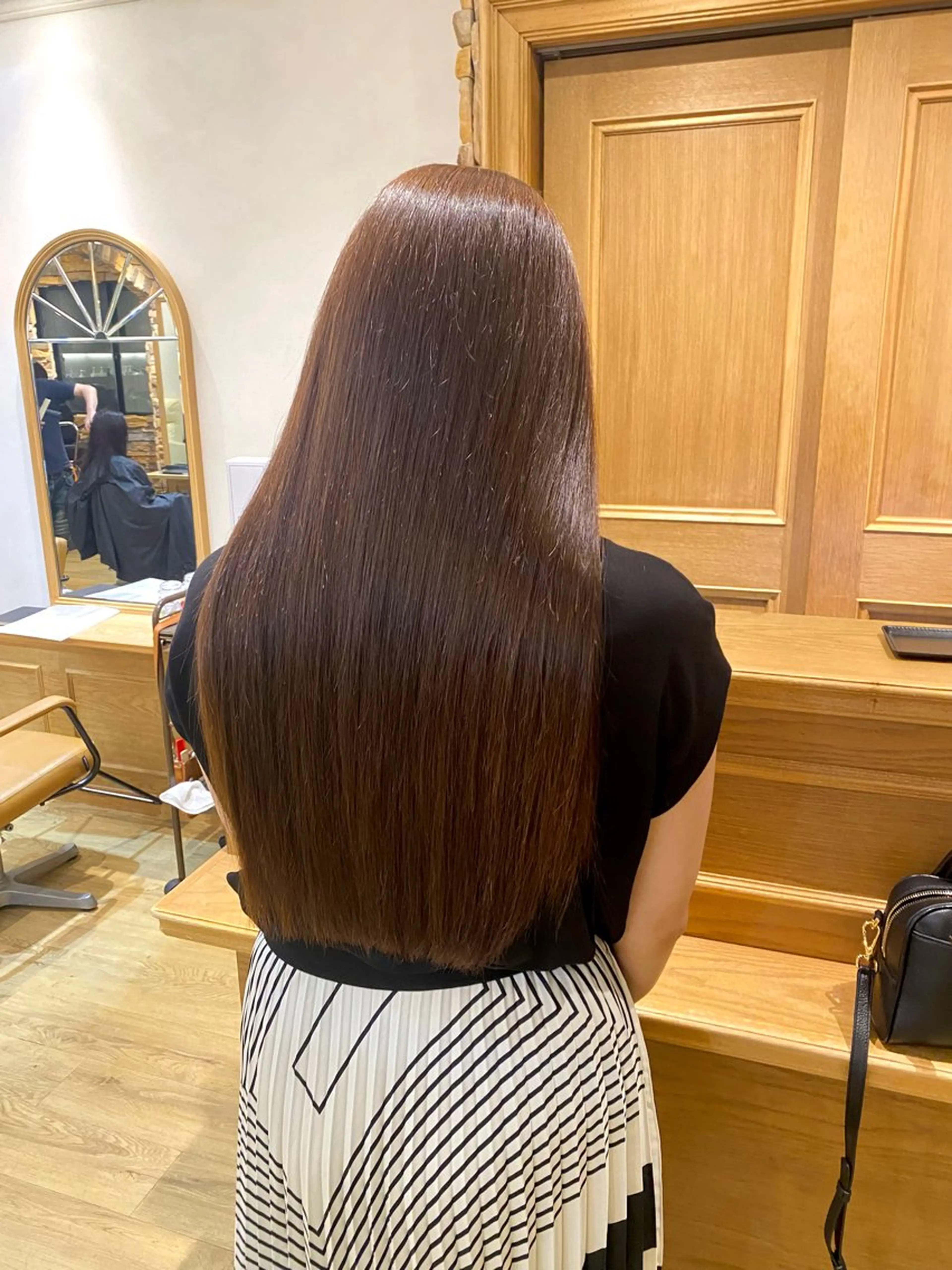 ロング 縮毛矯正 千 田のヘアスタイル