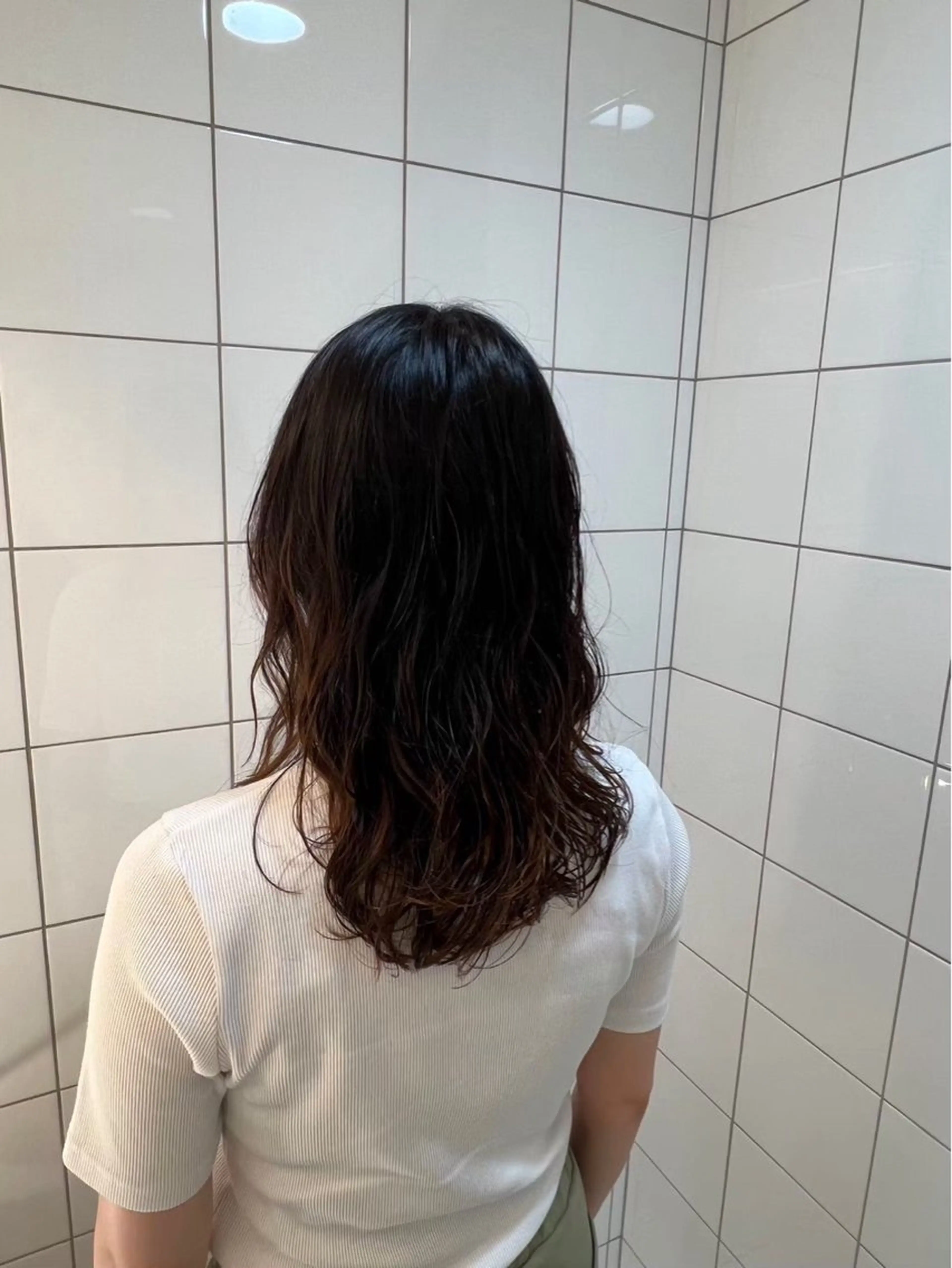 ロング パーマ 田口 望愛のヘアスタイル