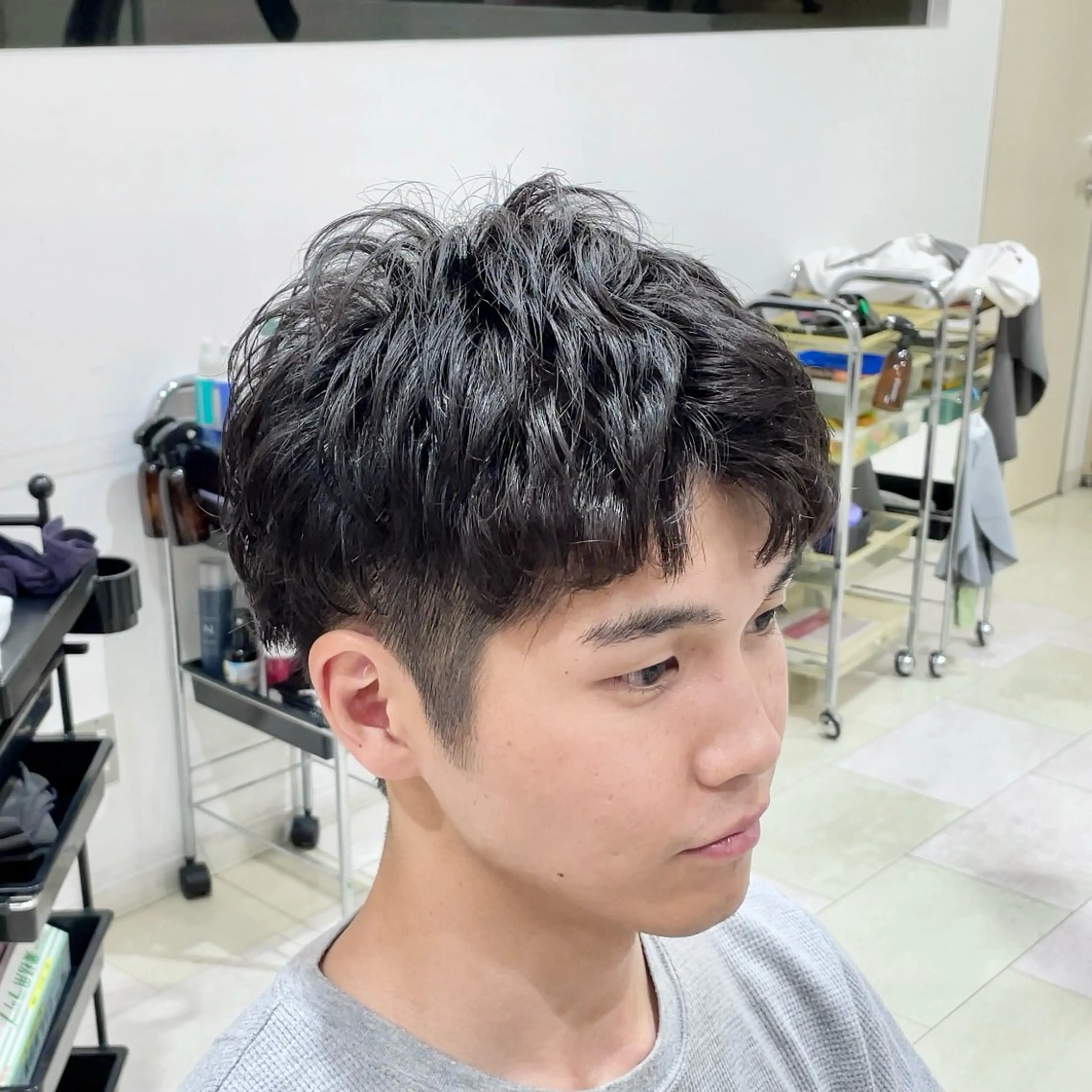 ショート パーマ メンズ カット パーマ GRAZIE due所属・パーマ・ツイスパ /篠谷祐輝のヘアスタイル