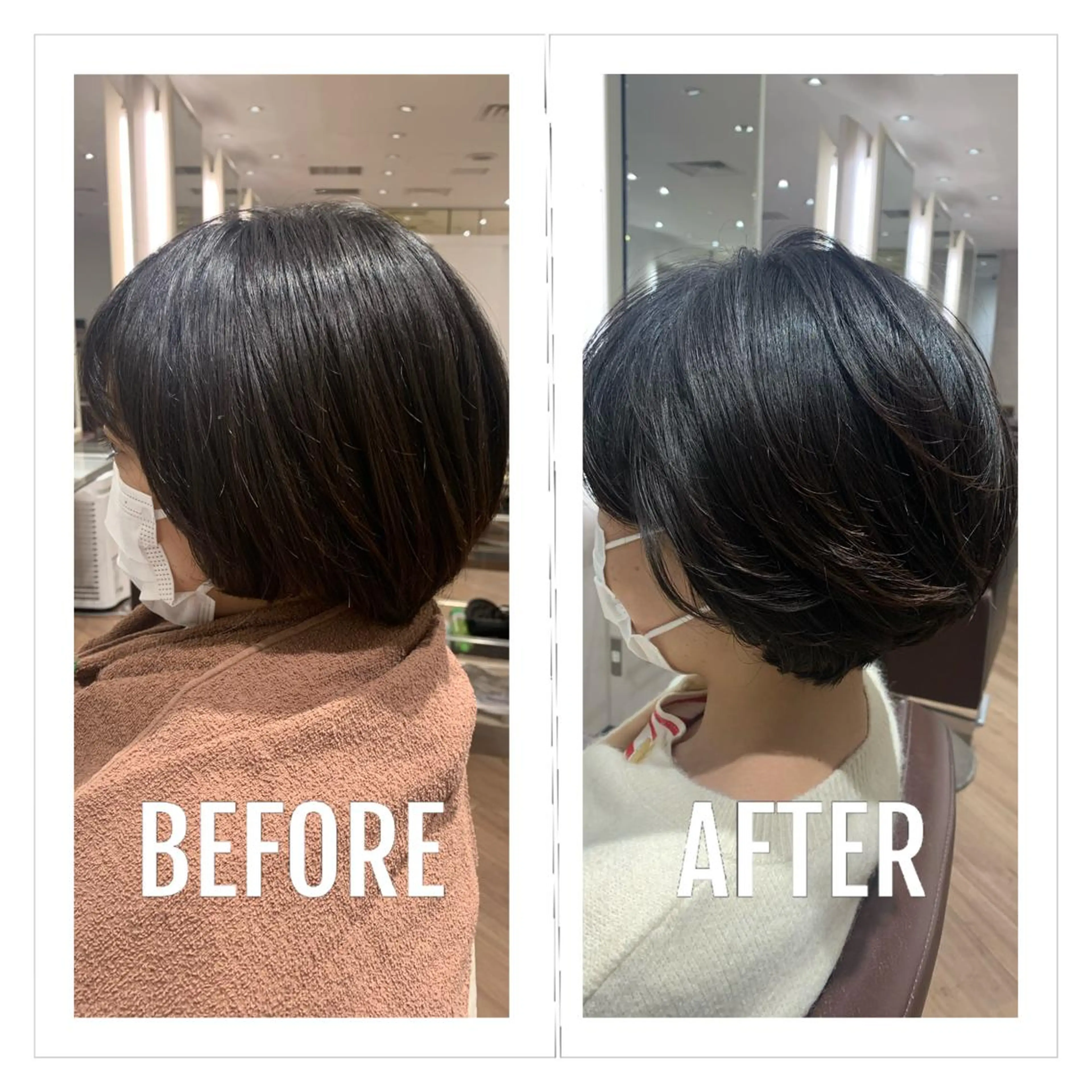 ショート パーマ ショートヘア ごとう さなのヘアスタイル