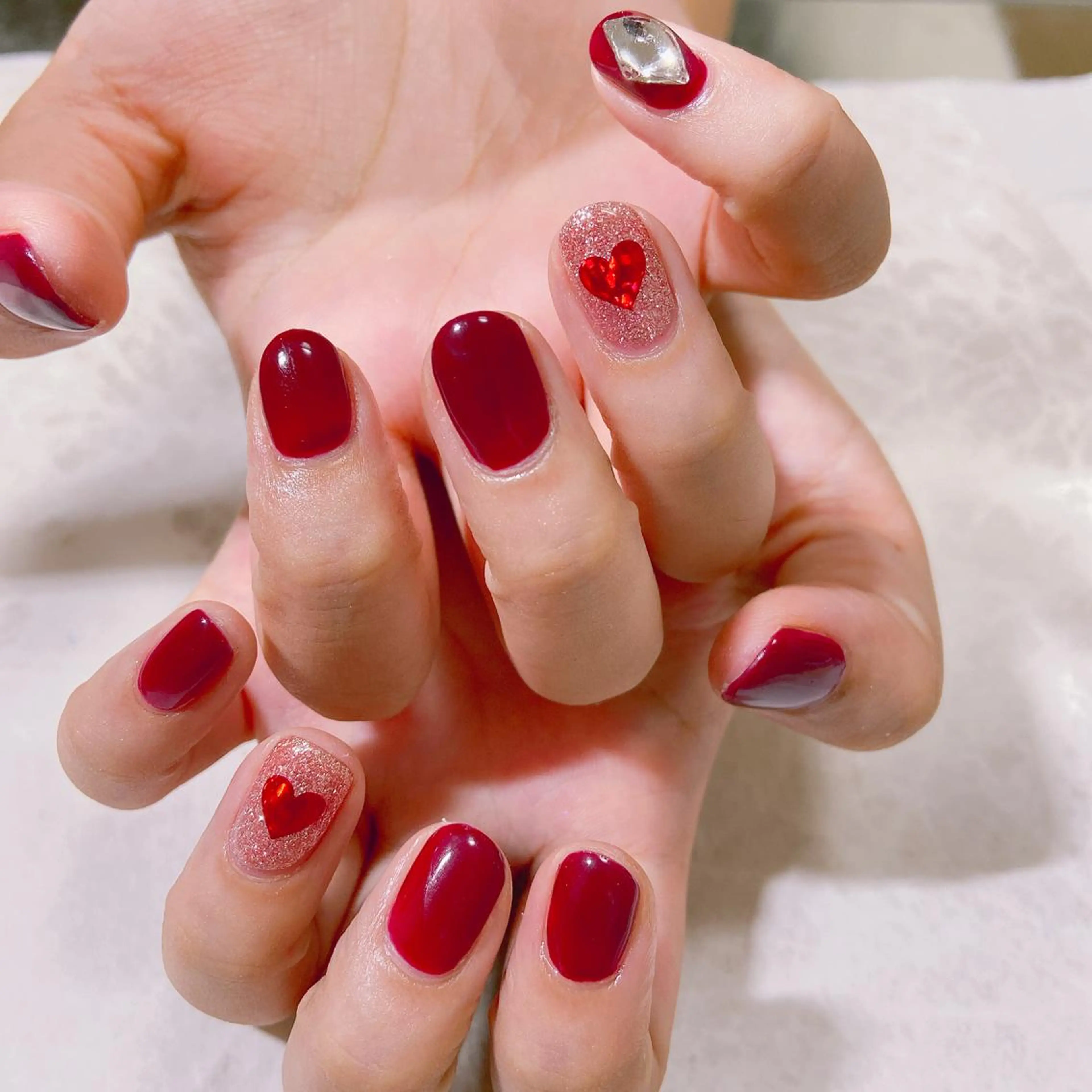 ネイル ハート Lokahi NAILのネイルデザイン