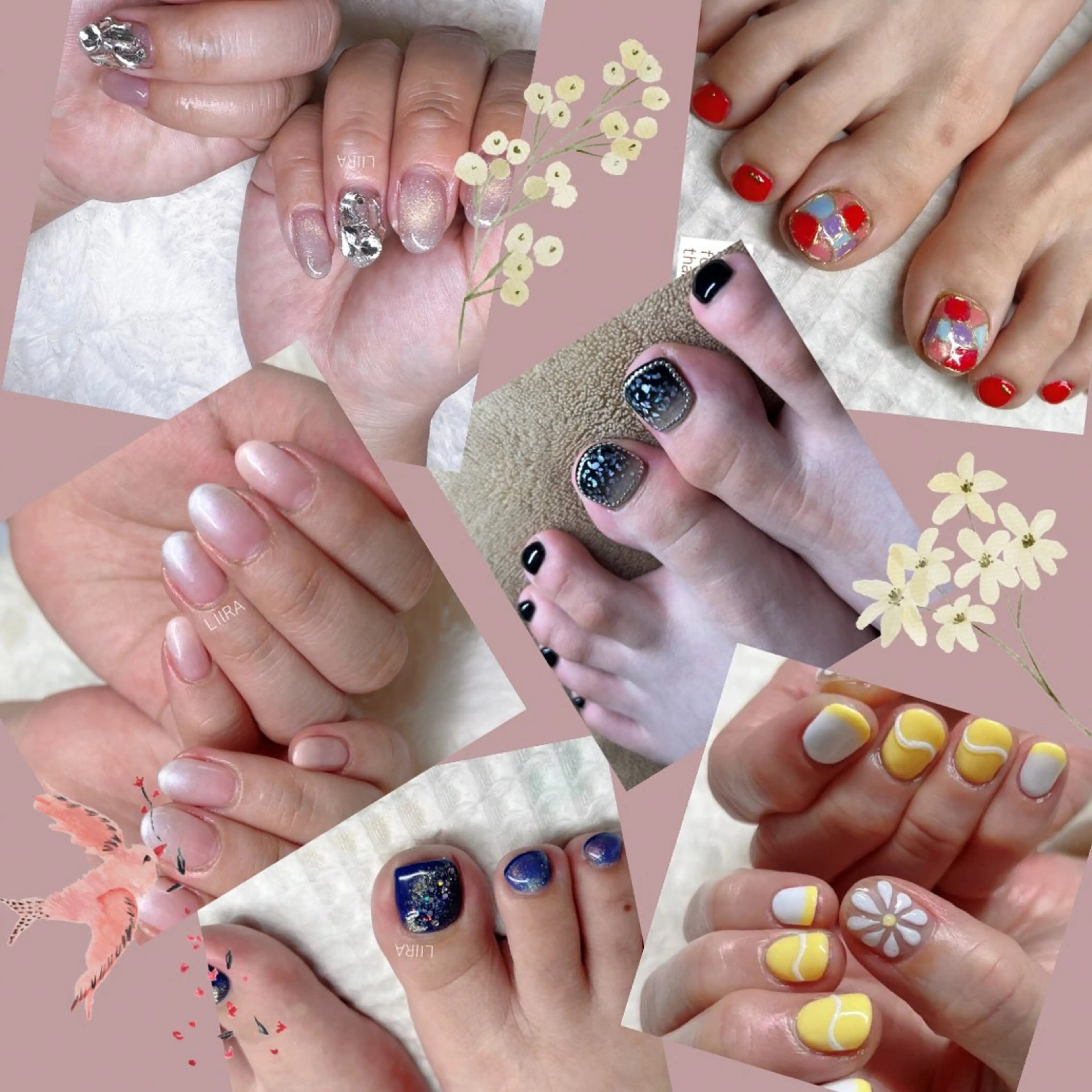 ネイル フットネイル LIIRA(西船)/ やまださおりのネイルデザイン