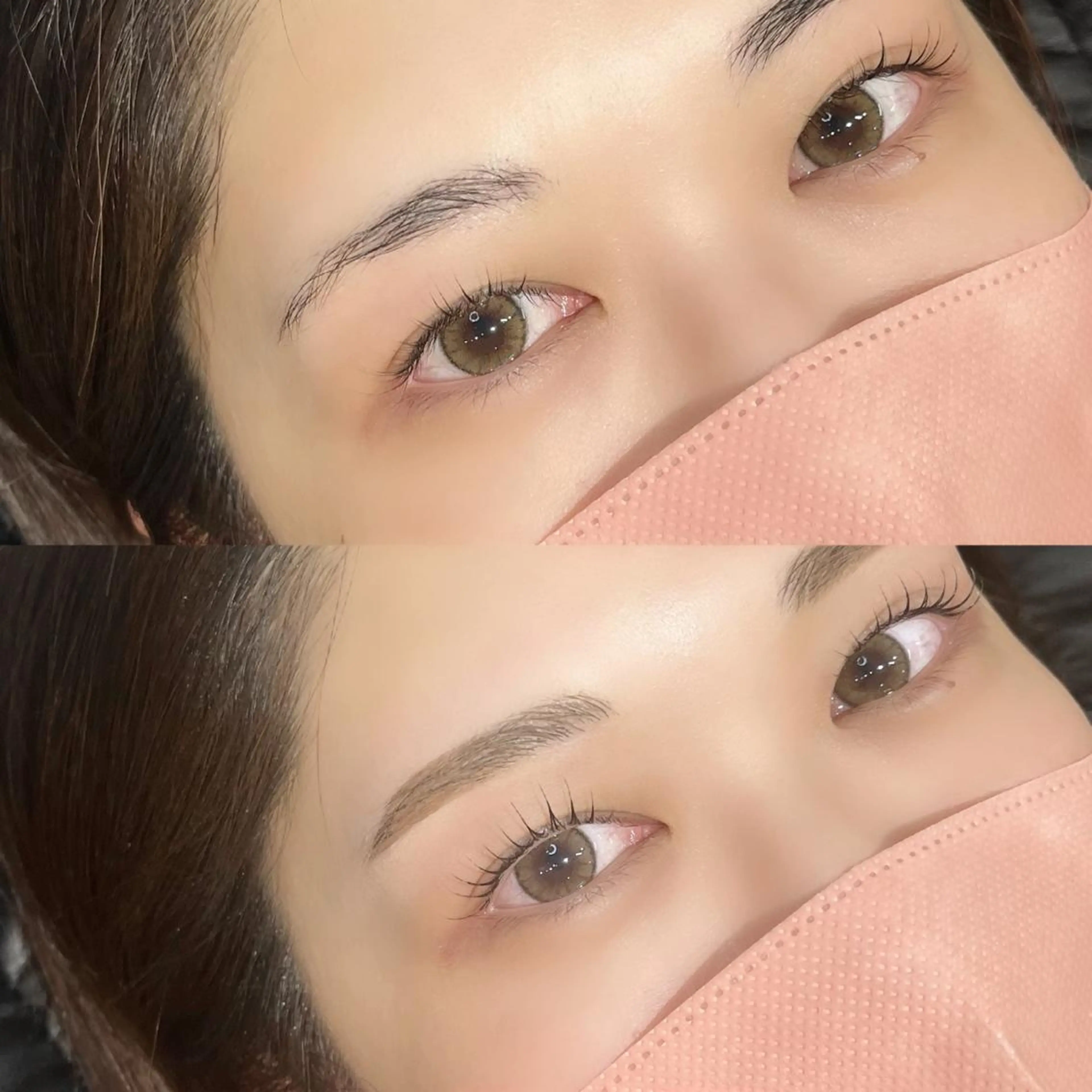 ミディアム カラー パーマ ヘアアレンジ キッズ ネイル マツエク・マツパ LEDマツエク マツパ撮影モデル募集のマツエク・マツパデザイン