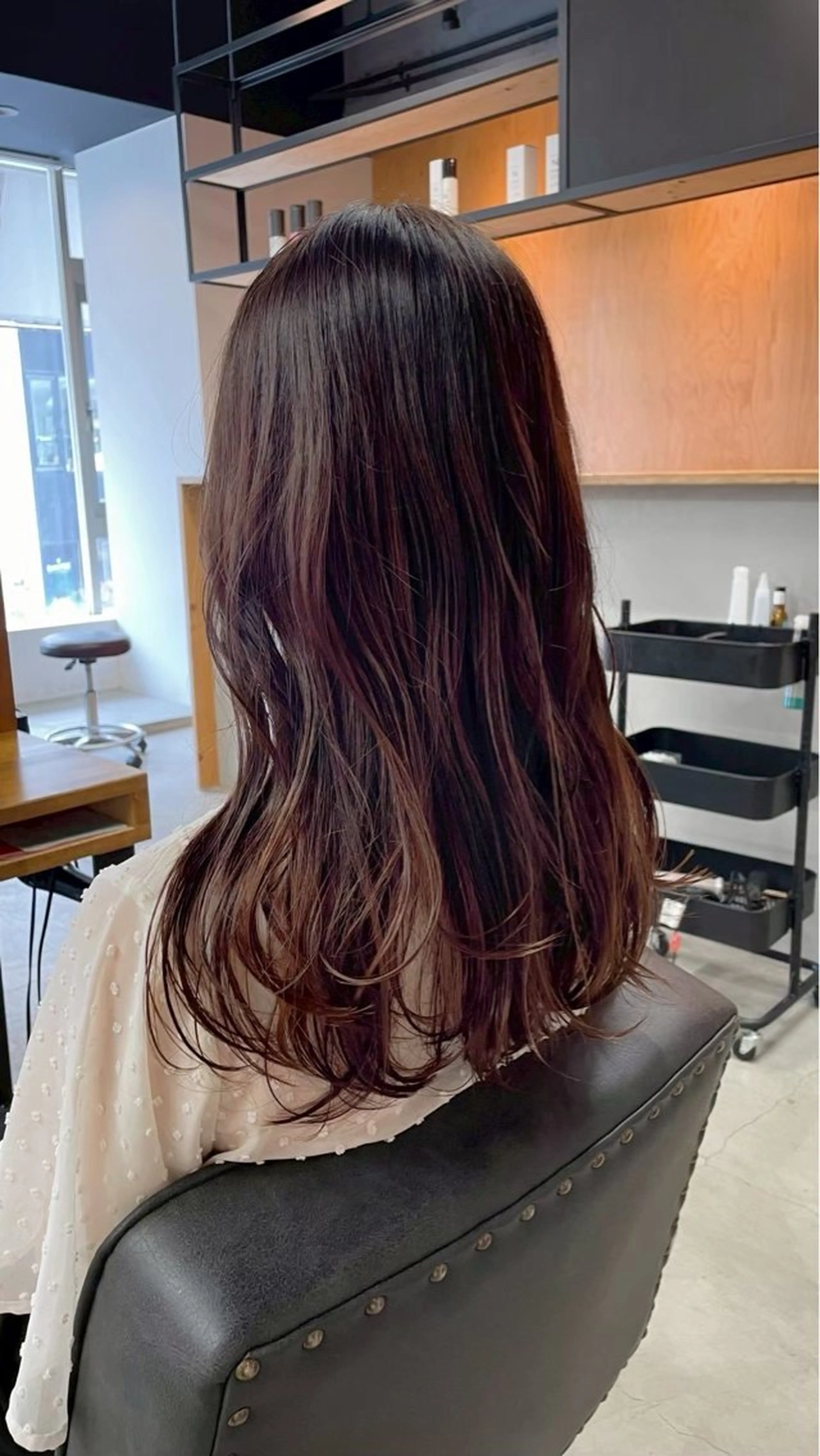 ロング レイヤーカット カット ヘアカラー note所属・韓国風/レイヤー/ note アヤナのヘアスタイル