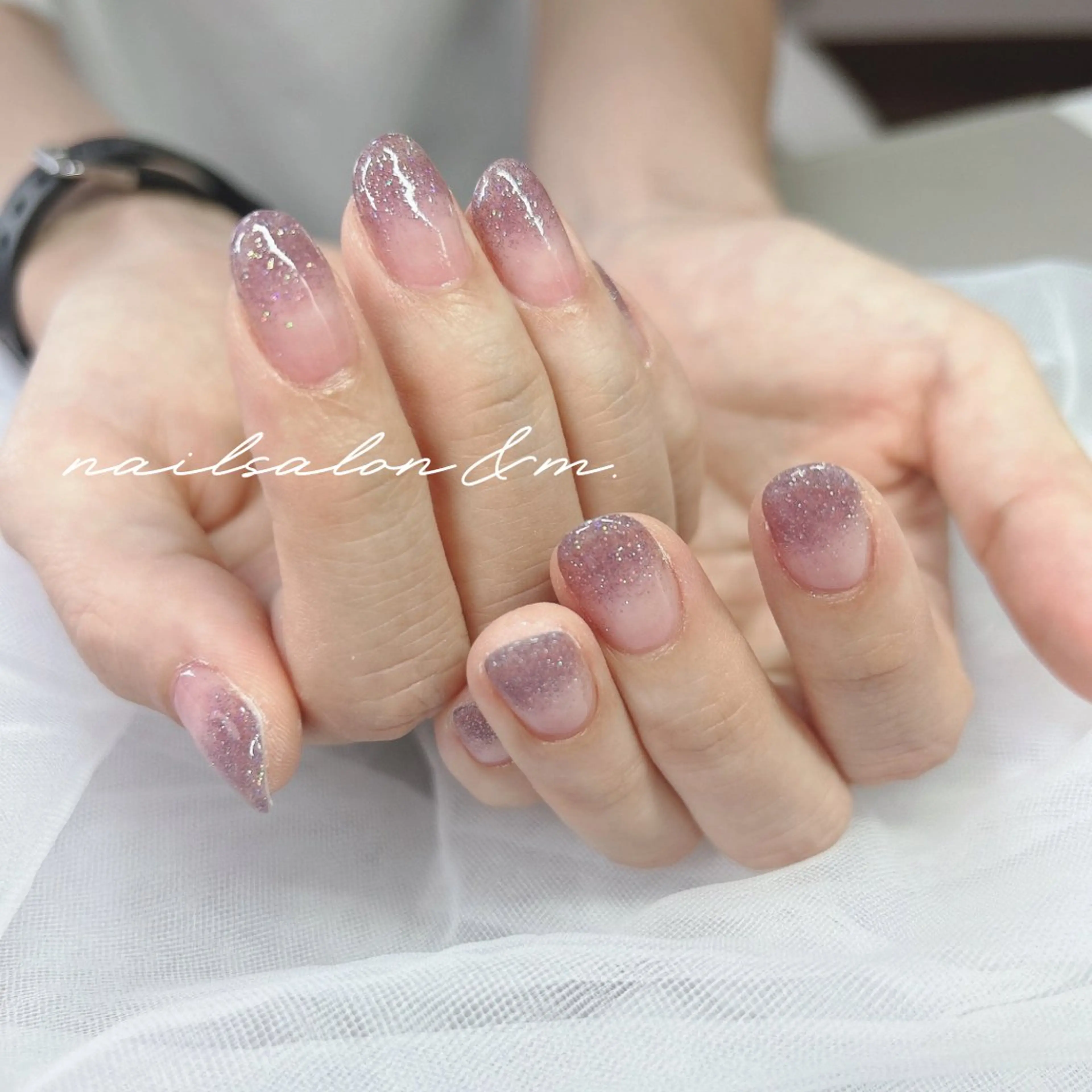 ネイル フラッシュネイル グラデーション Nail Salon &M🥀MiKiのネイルデザイン