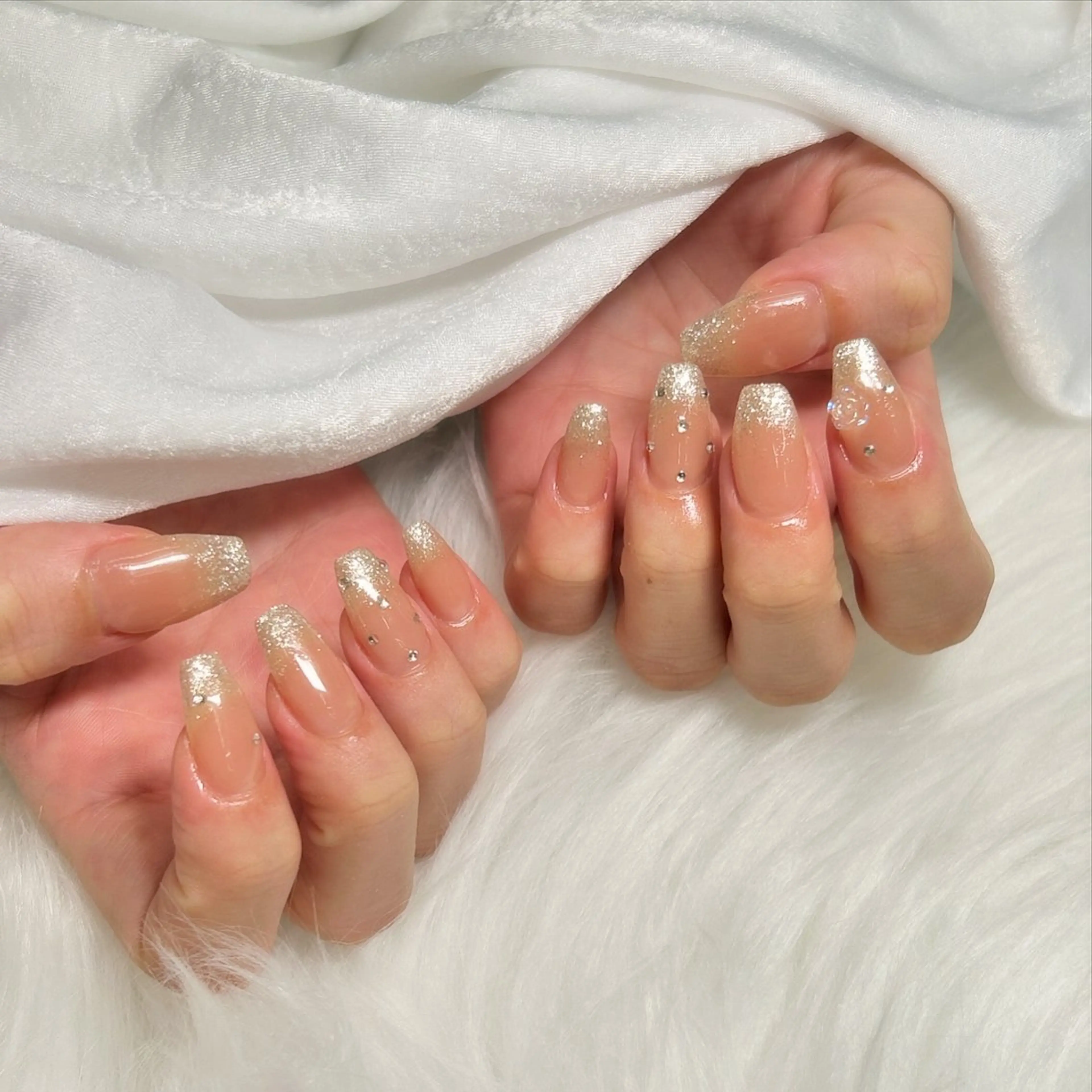 ※Jrネイリスト施術【ハンド】ダブルグラデーションネイル☆オフ無しの写真