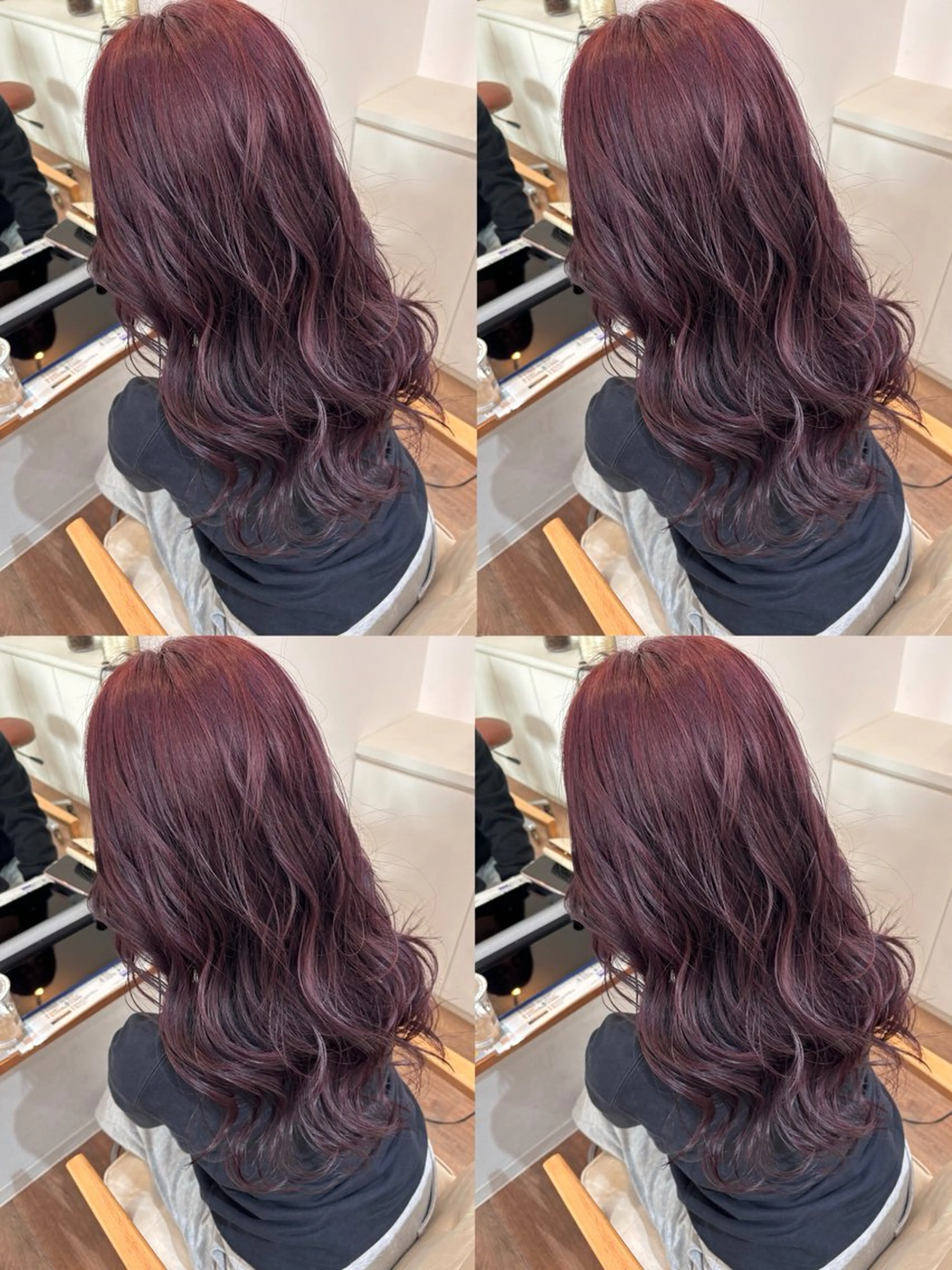 ロング カラー 志田 萌のヘアスタイル