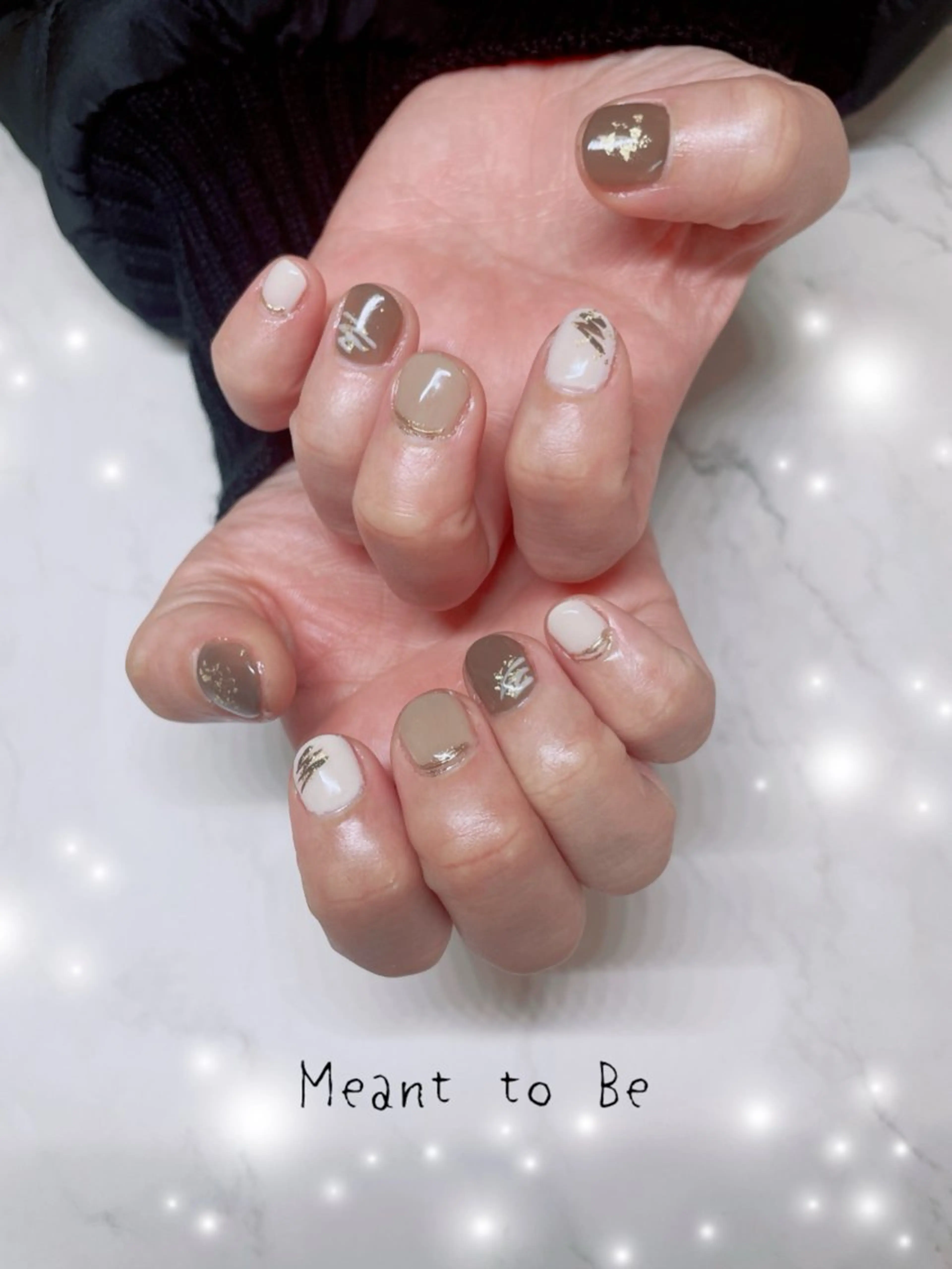 ネイル アートネイル ジェルネイル パラジェル バレンタイン Meant to Be〜ご縁に感謝〜のネイルデザイン