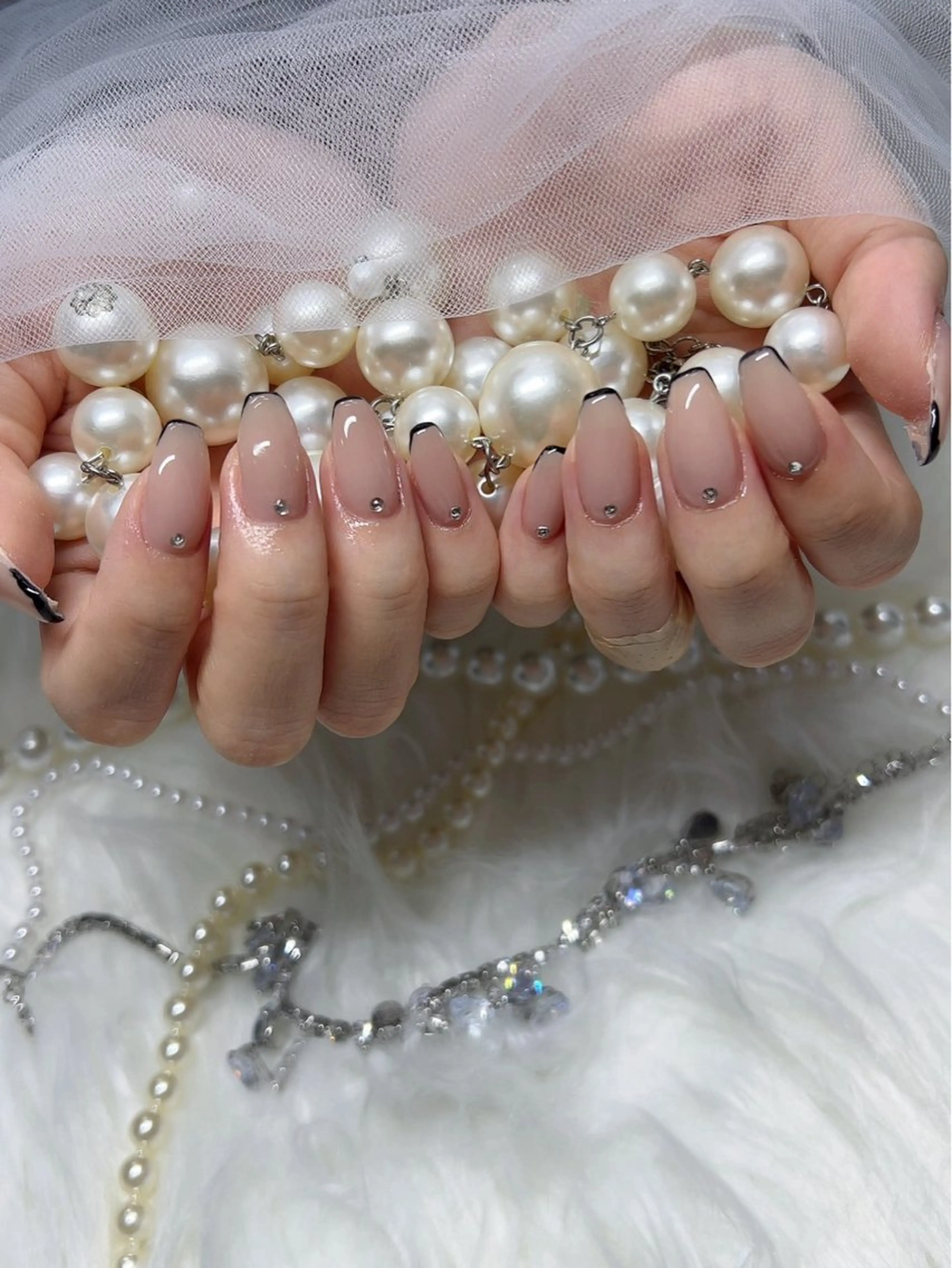 ネイル フレンチネイル ハンドネイル ハンドケア my nail plus野江内代のネイルデザイン