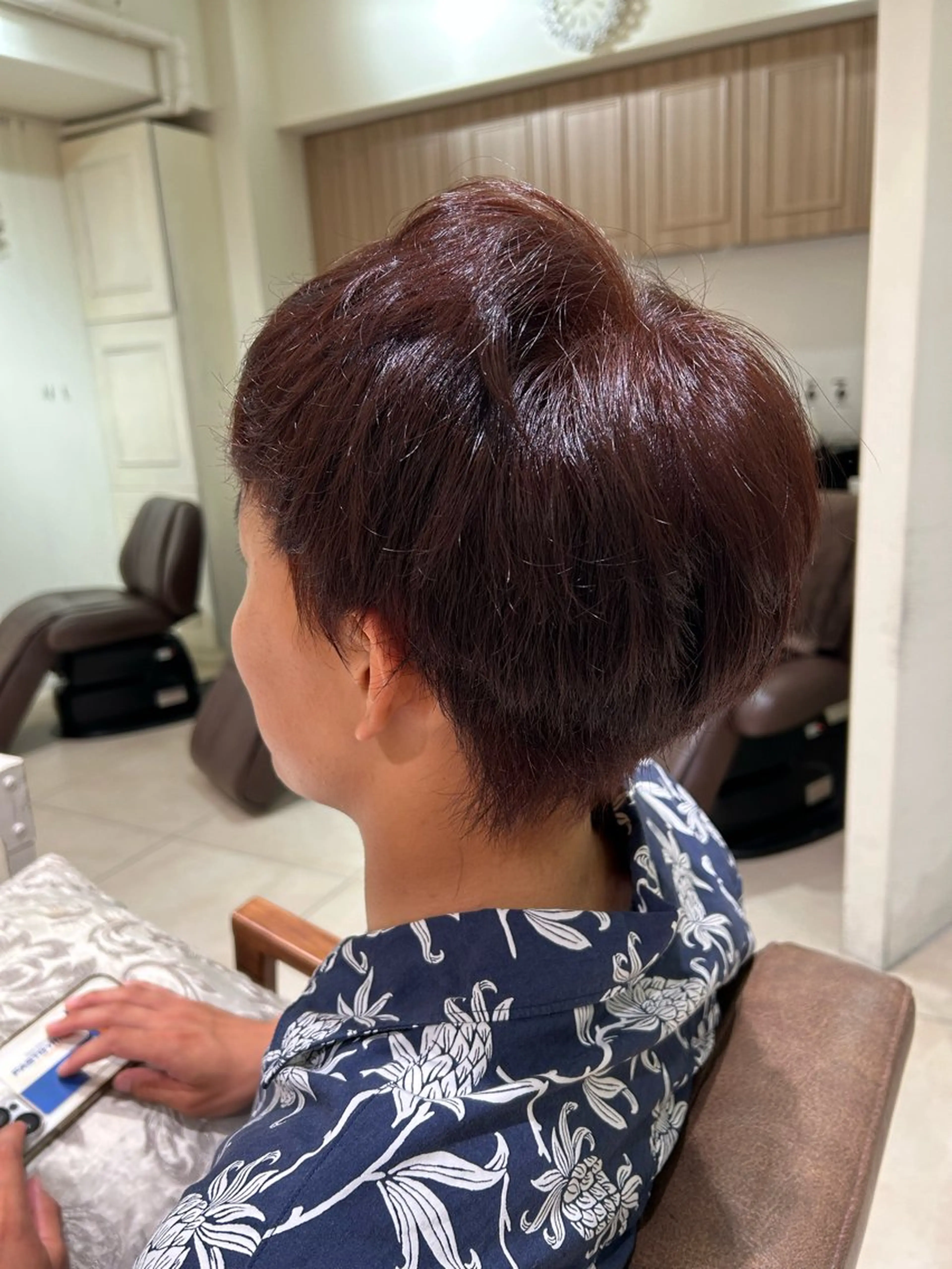 メンズ 艶カラー🩵中久保 舞優🩵のヘアスタイル