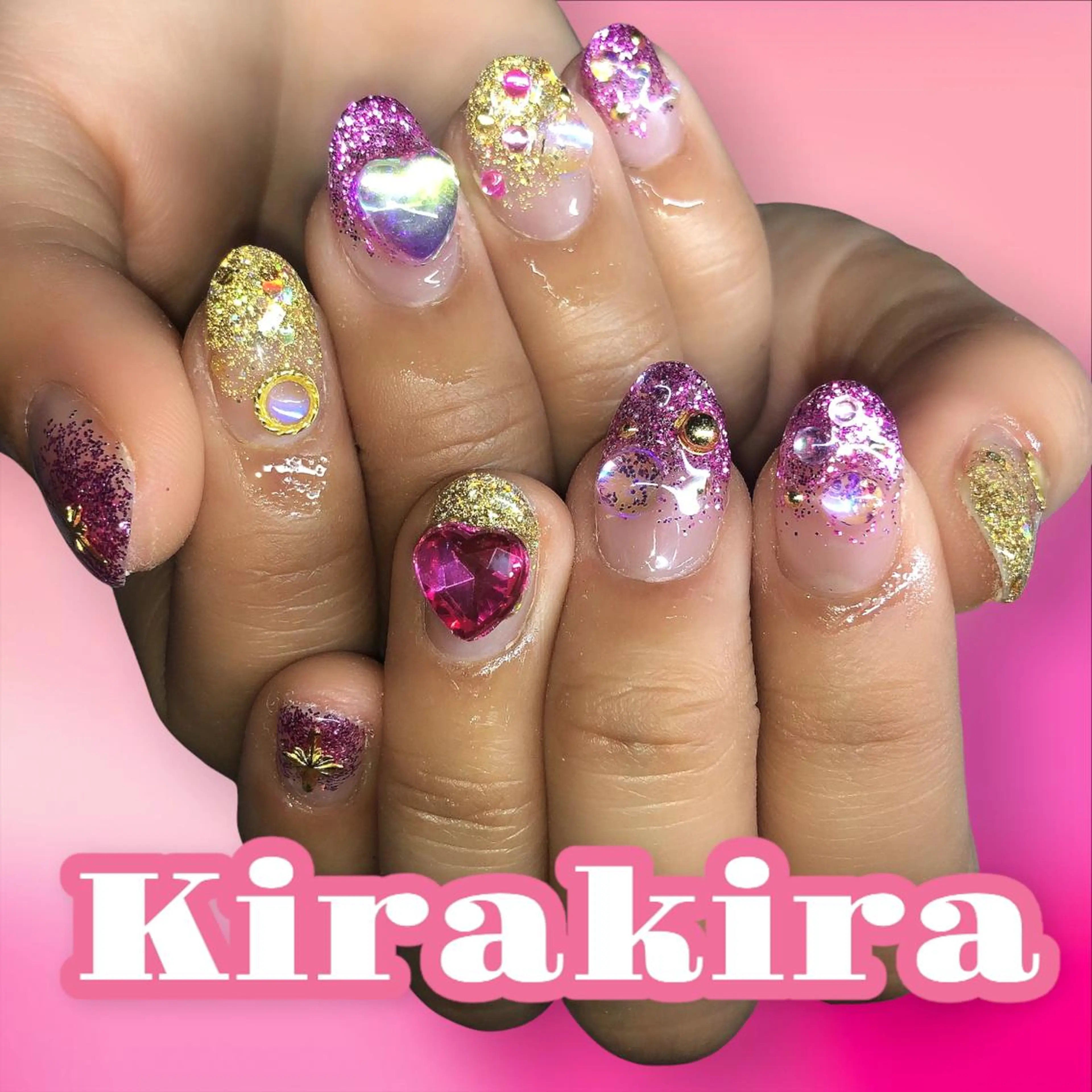 ネイル キラキラネイル ハンドネイル 【Yappy🌈】 💖P-tanaのネイルデザイン