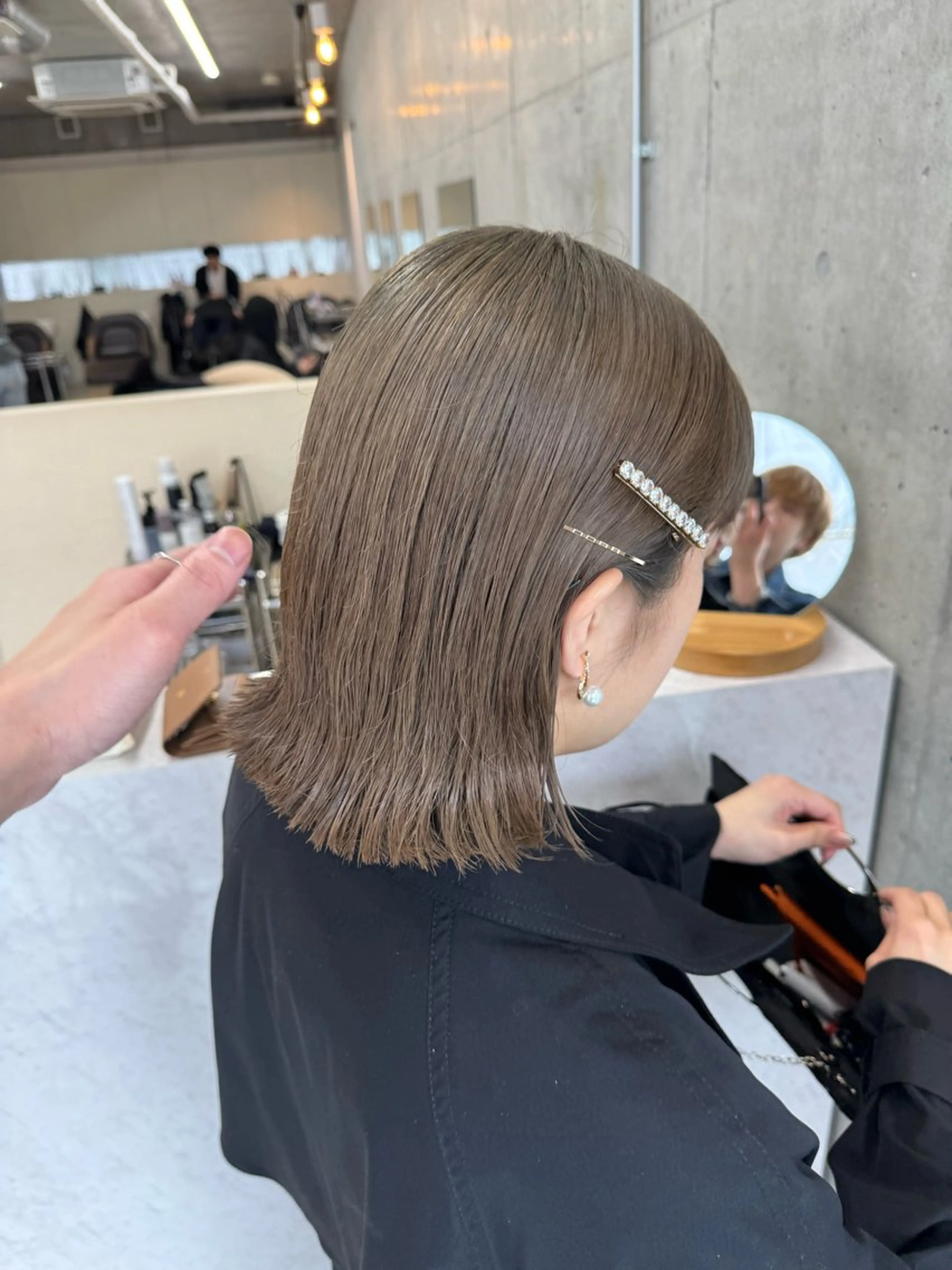 ミディアム カラー うる艶ヘア♡韓国好き 透明感　shotaのヘアスタイル