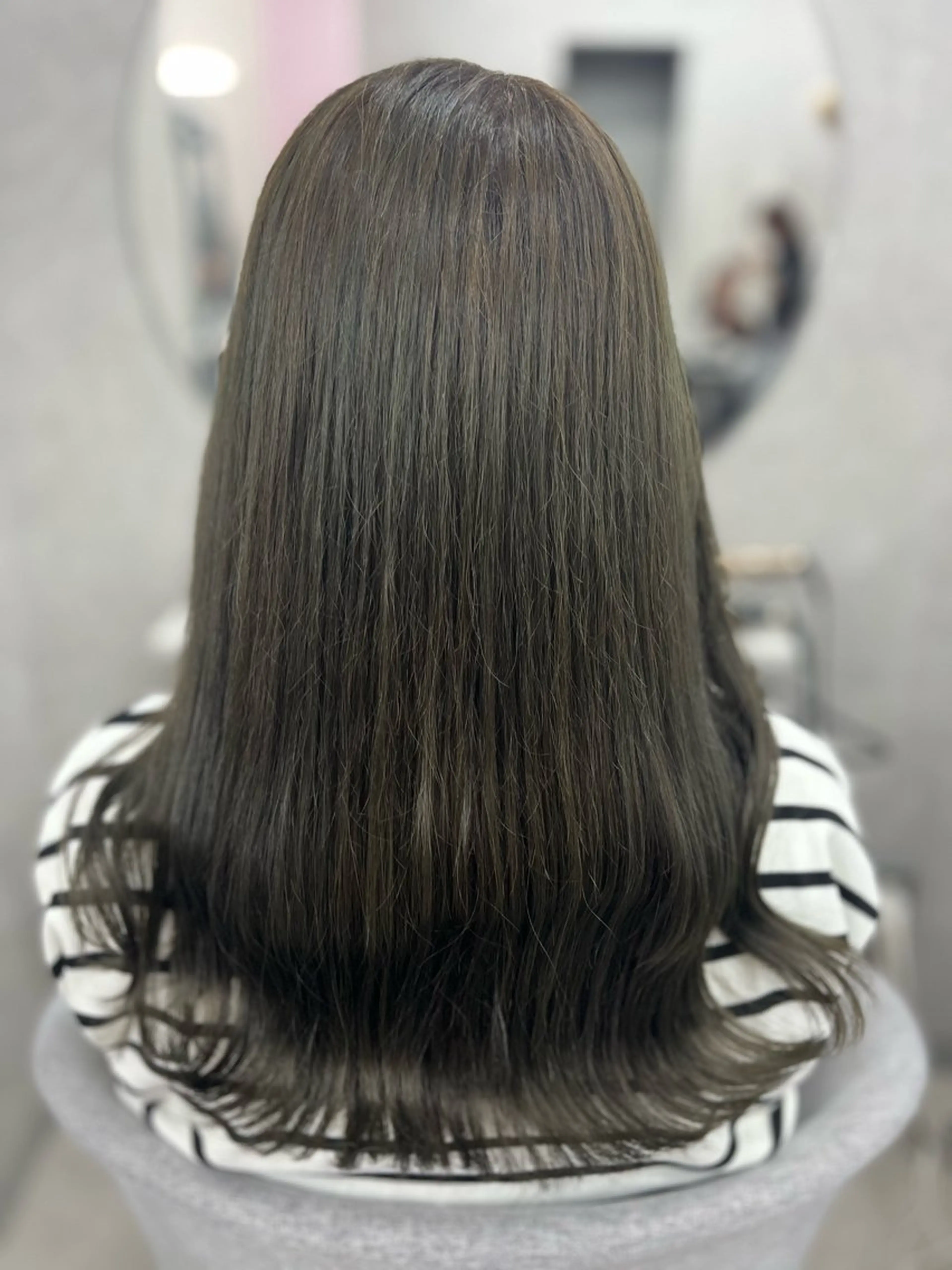 ロング カラー ヘアカラー トリートメント ヘッドスパ 💖 ぴんくぼぶの人 💖西田ゆうなのヘアスタイル
