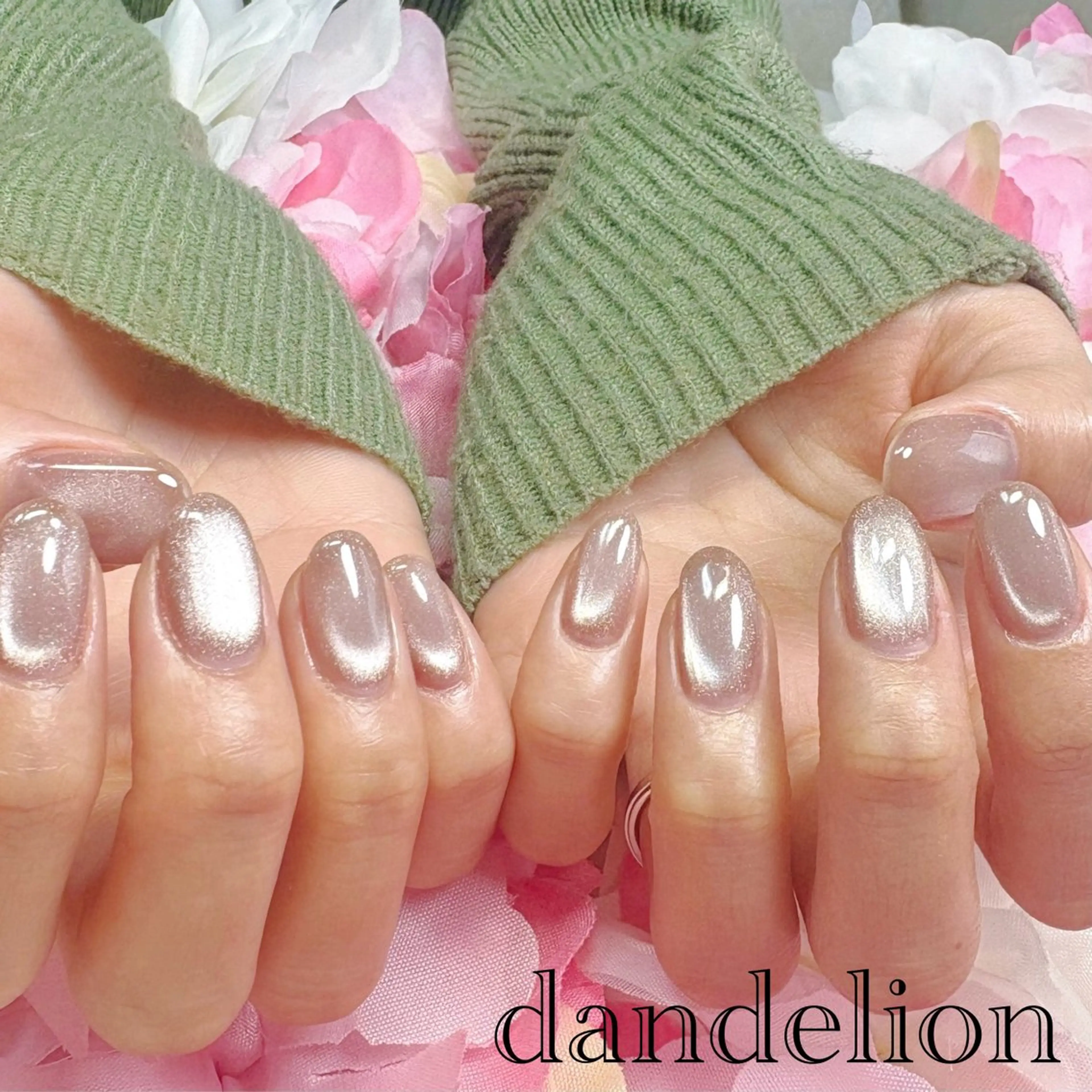 ネイル ハンドネイル ハンドケア dandelion ダンデライオンのネイルデザイン