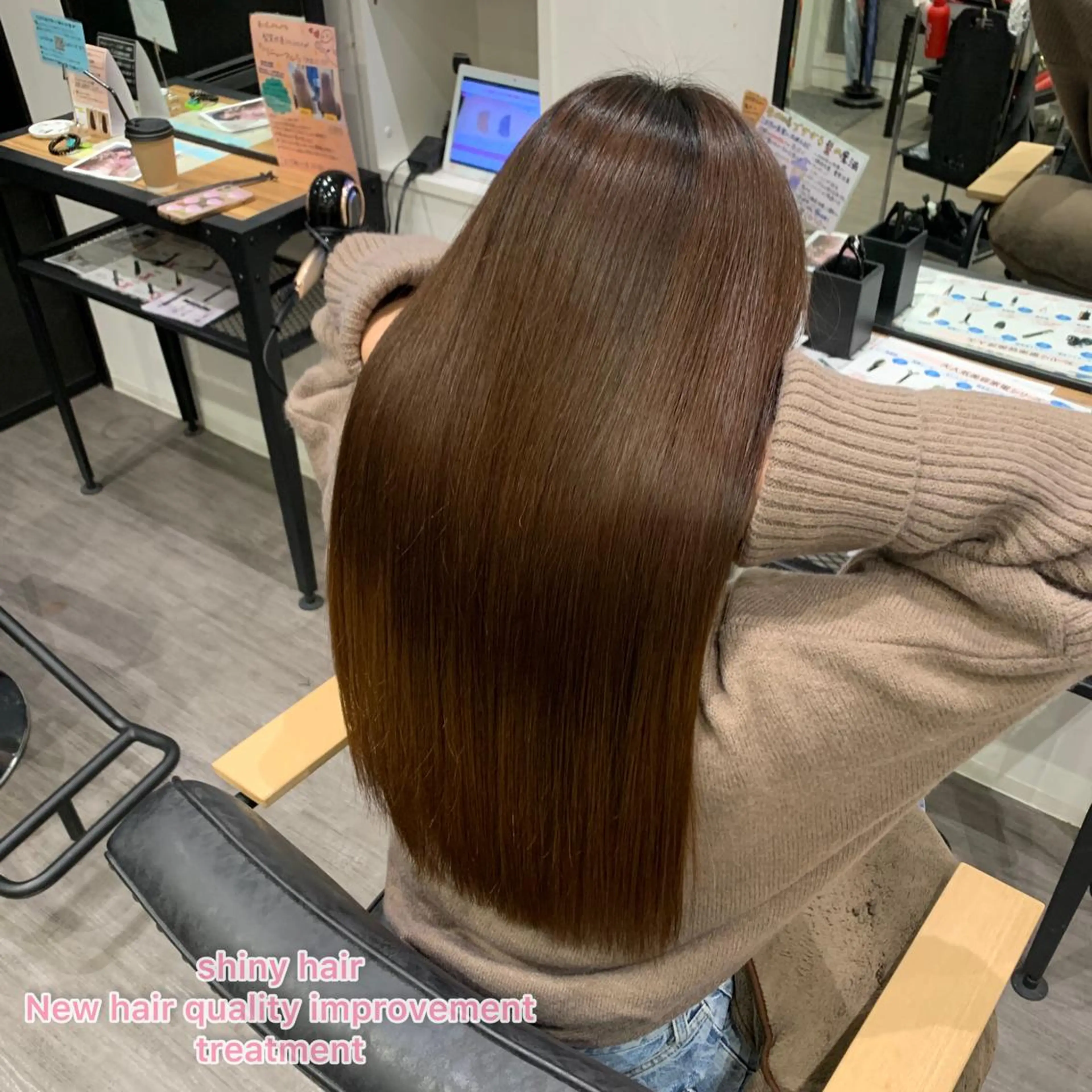 ロング 上田 紗也のヘアスタイル