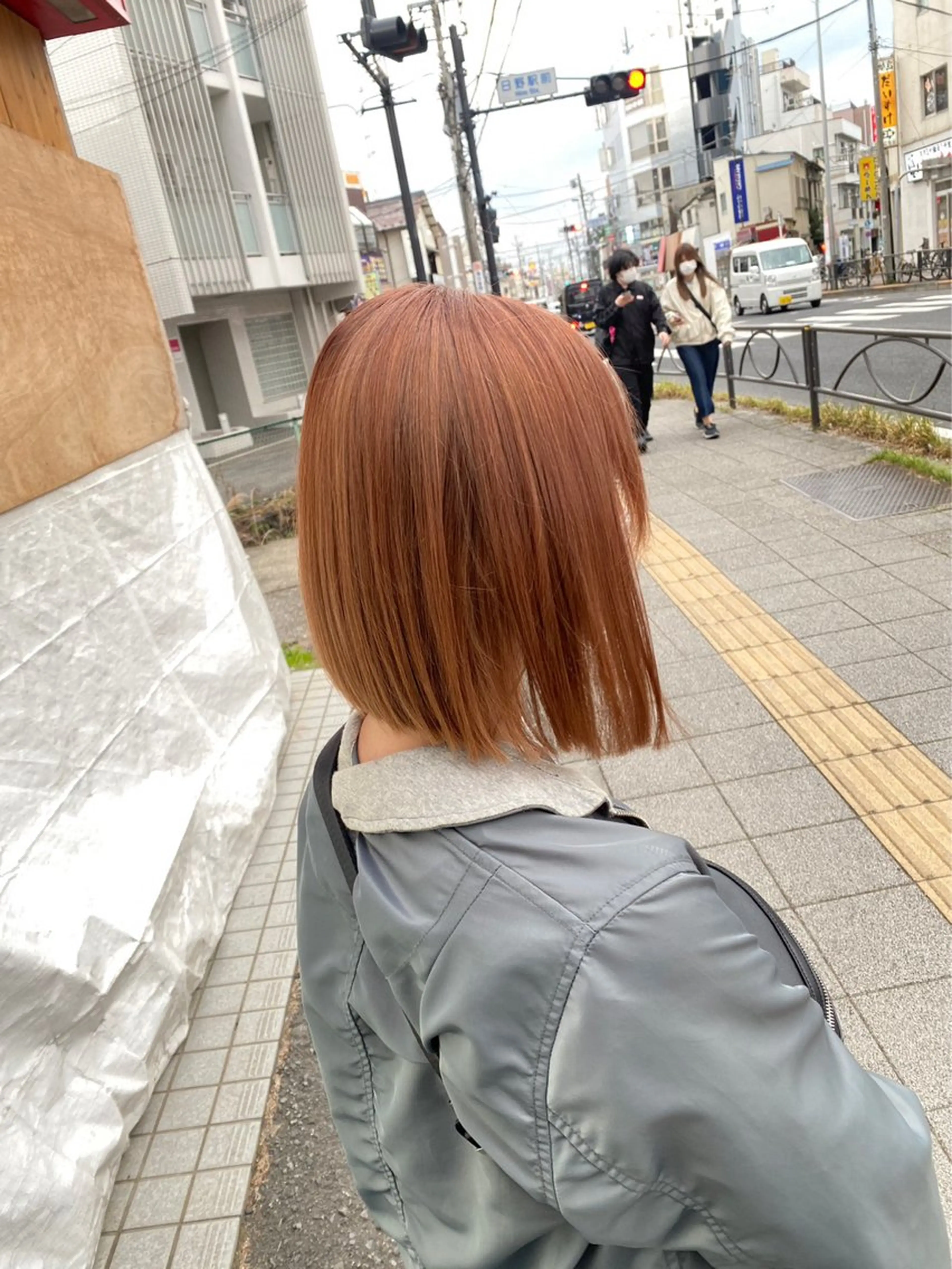 カラー ヘアカラー 稲垣 舜典のヘアスタイル