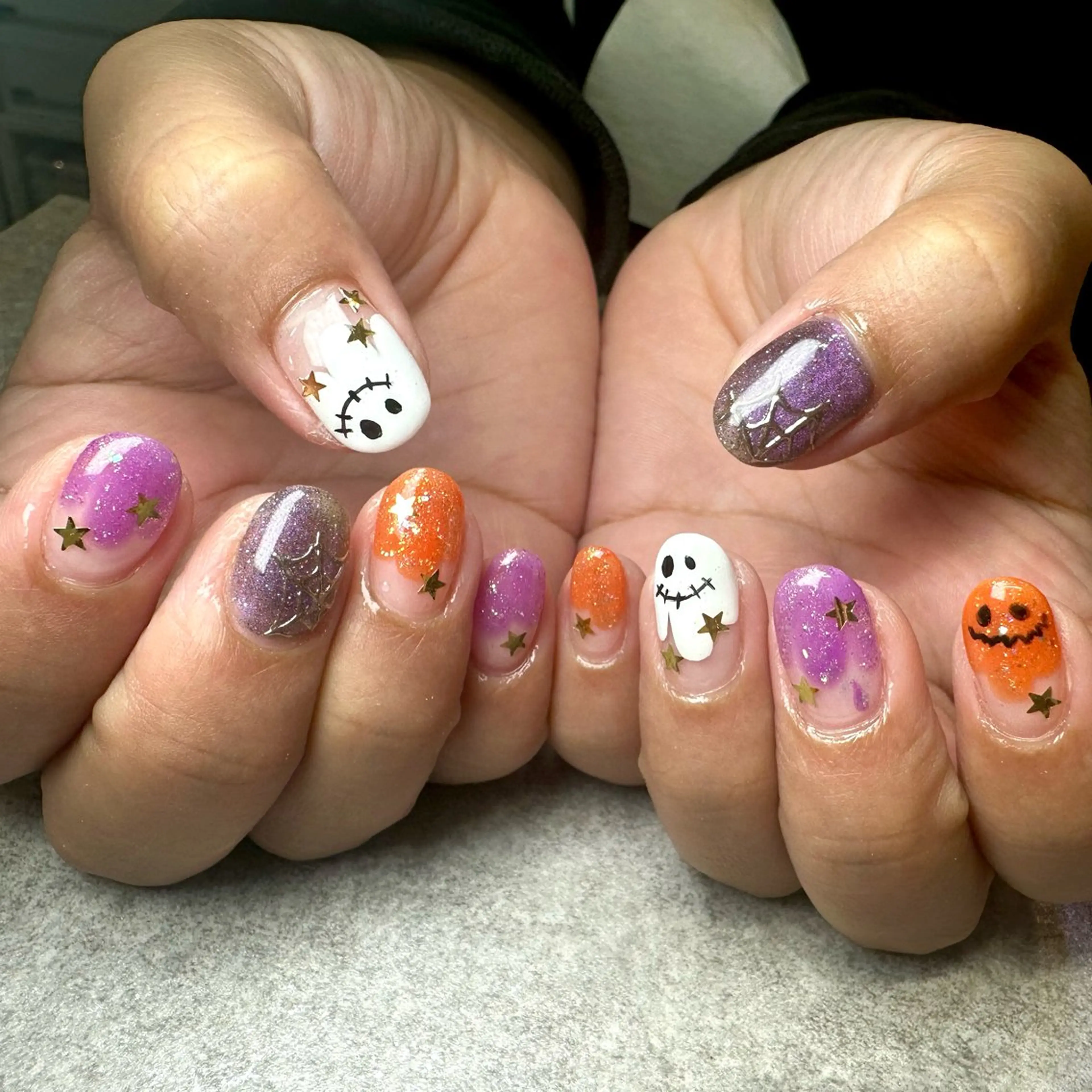 ネイル ハロウィン ハンドネイル elu船橋 SAKURAのネイルデザイン