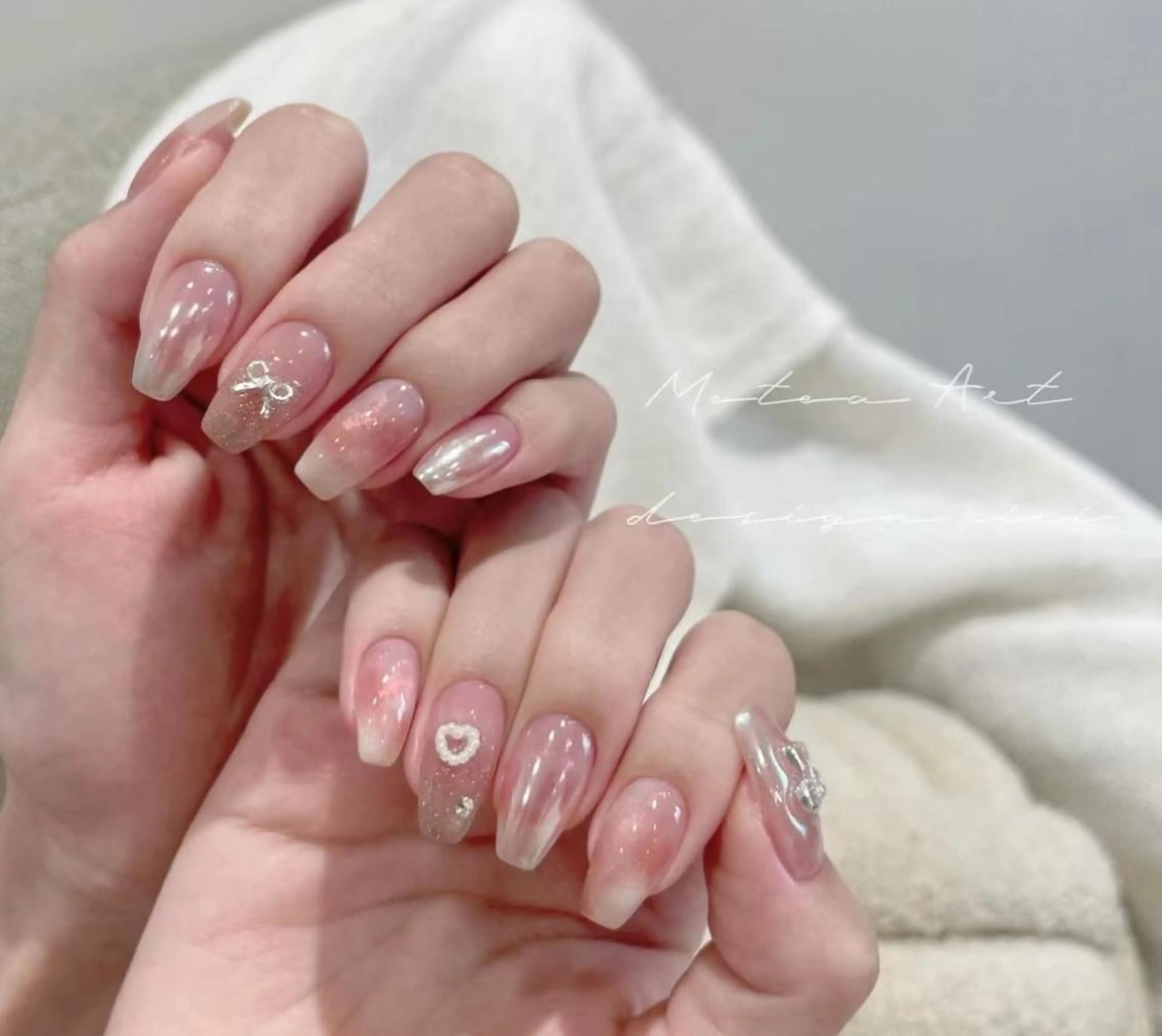 ネイル Mina🧸 韓国風ネイル🎀のネイルデザイン
