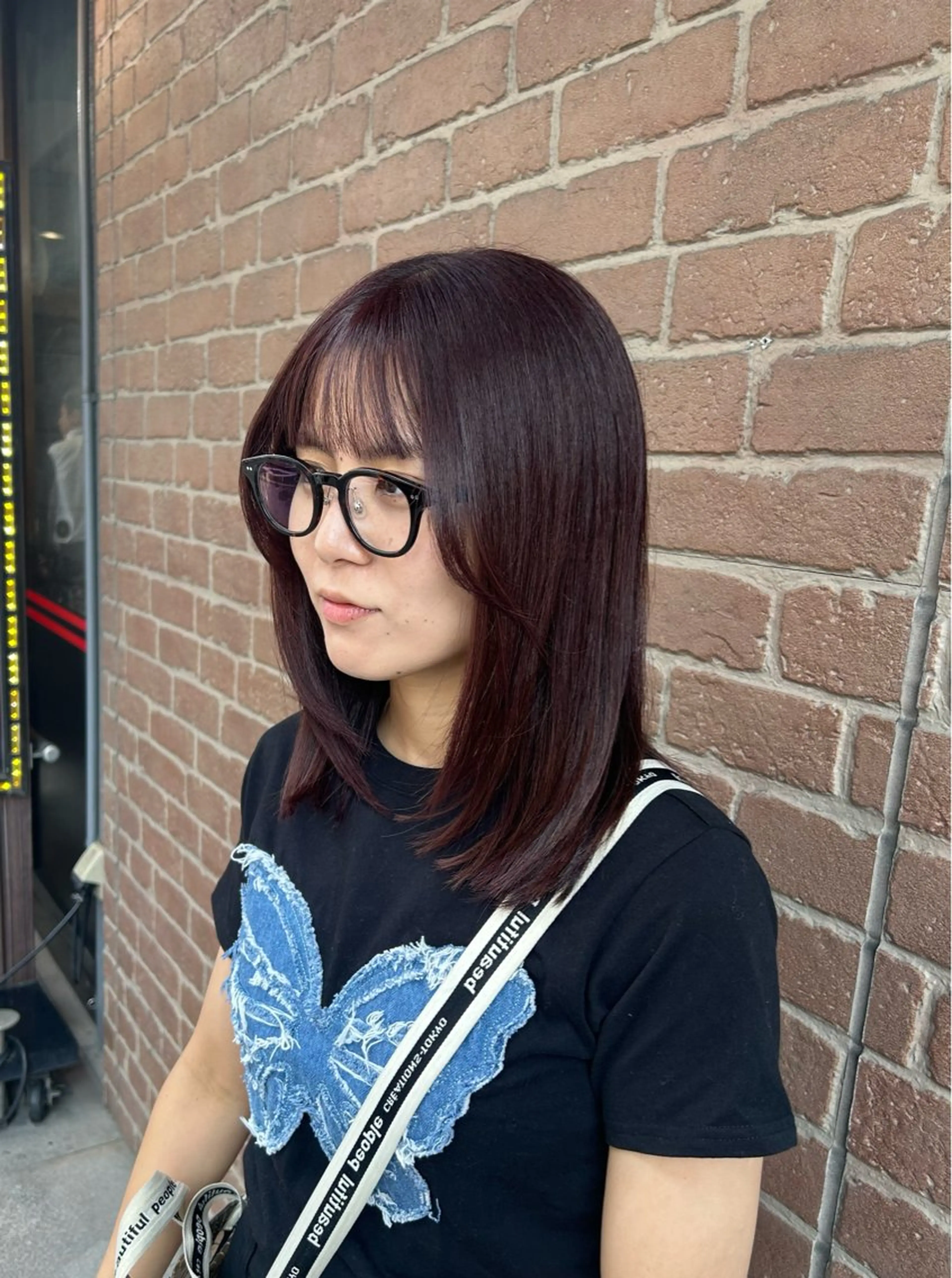 ミディアム 東 希良里のヘアスタイル
