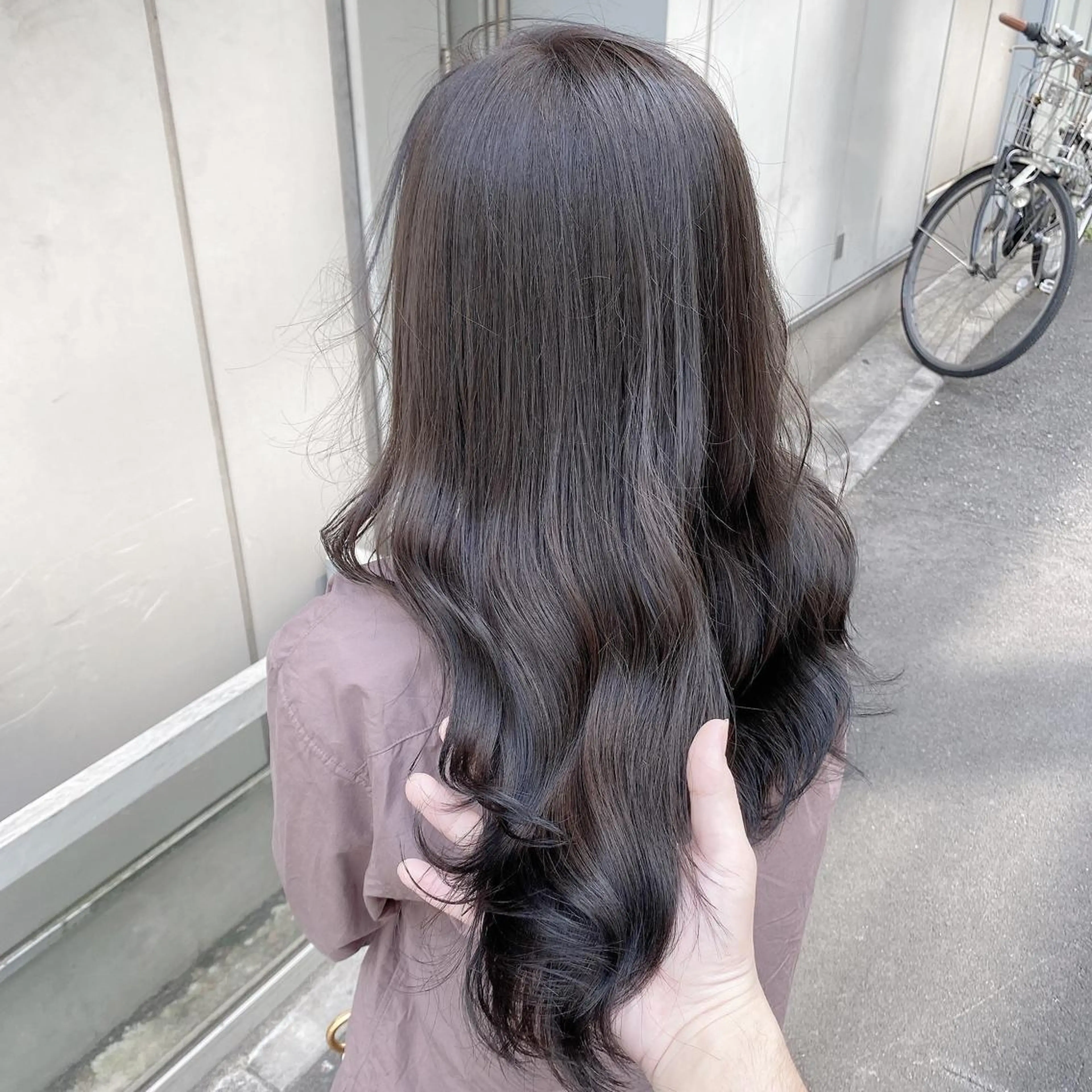 ロング カラー 大人っぽ韓国レディ レイヤー🤍渋谷のヘアスタイル