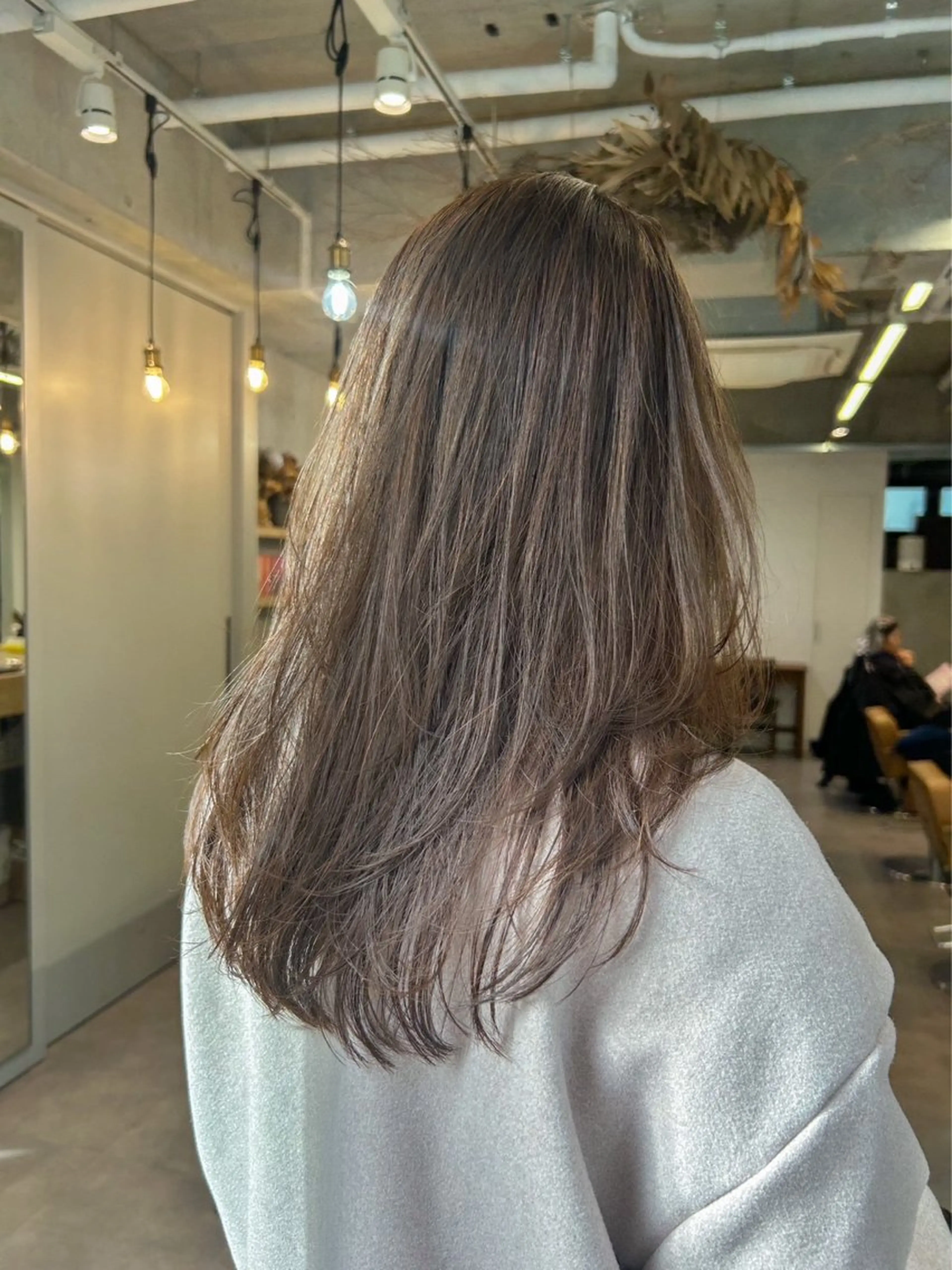 ロング カラー yuiká/ベージュ カラー‧₊˚ .のヘアスタイル