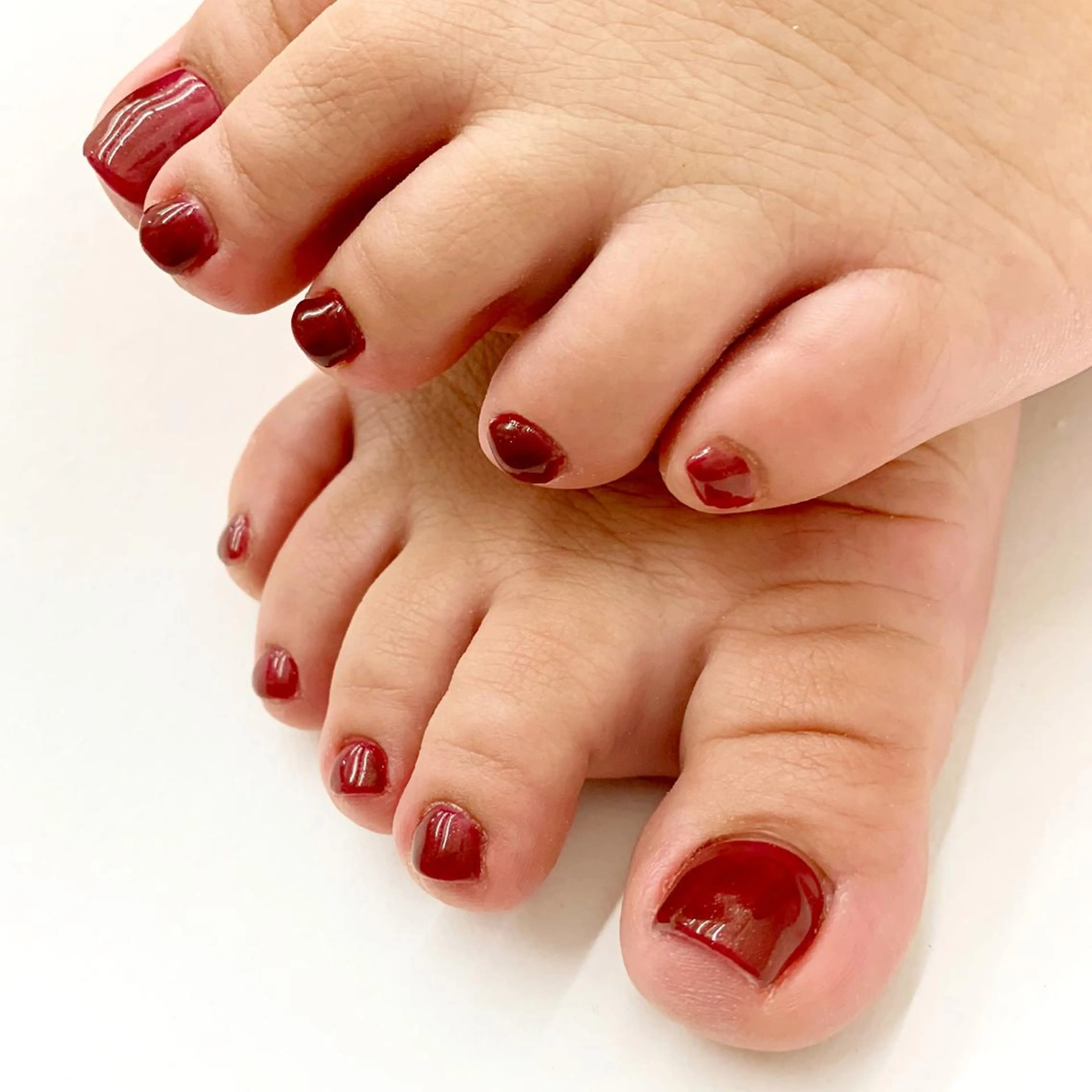 メンズ ネイル フットネイル ワンカラーネイル YUN君 🦍のネイルデザイン