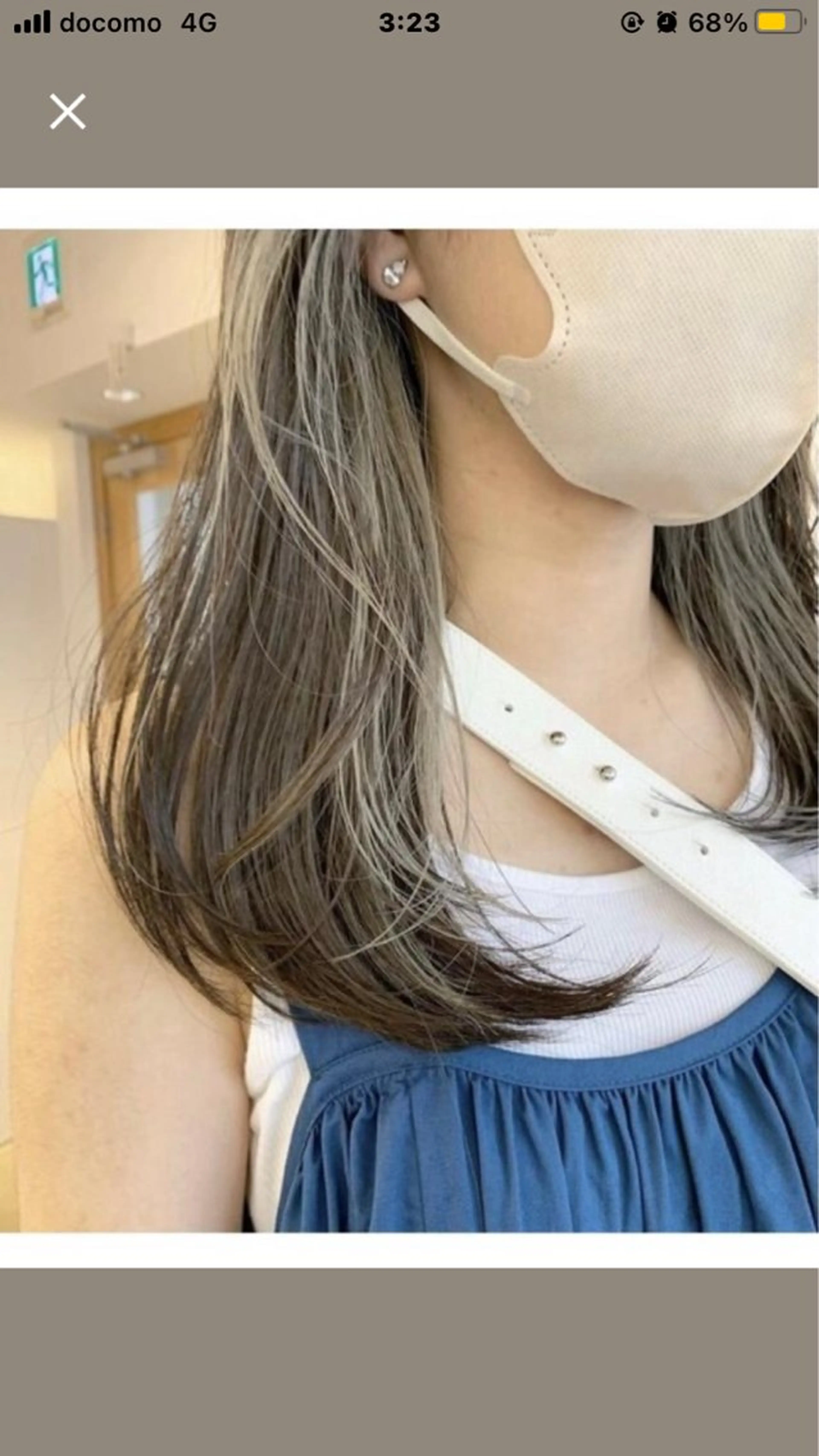 ミディアム ヘアカラー 艶カラー3850 まいのヘアスタイル