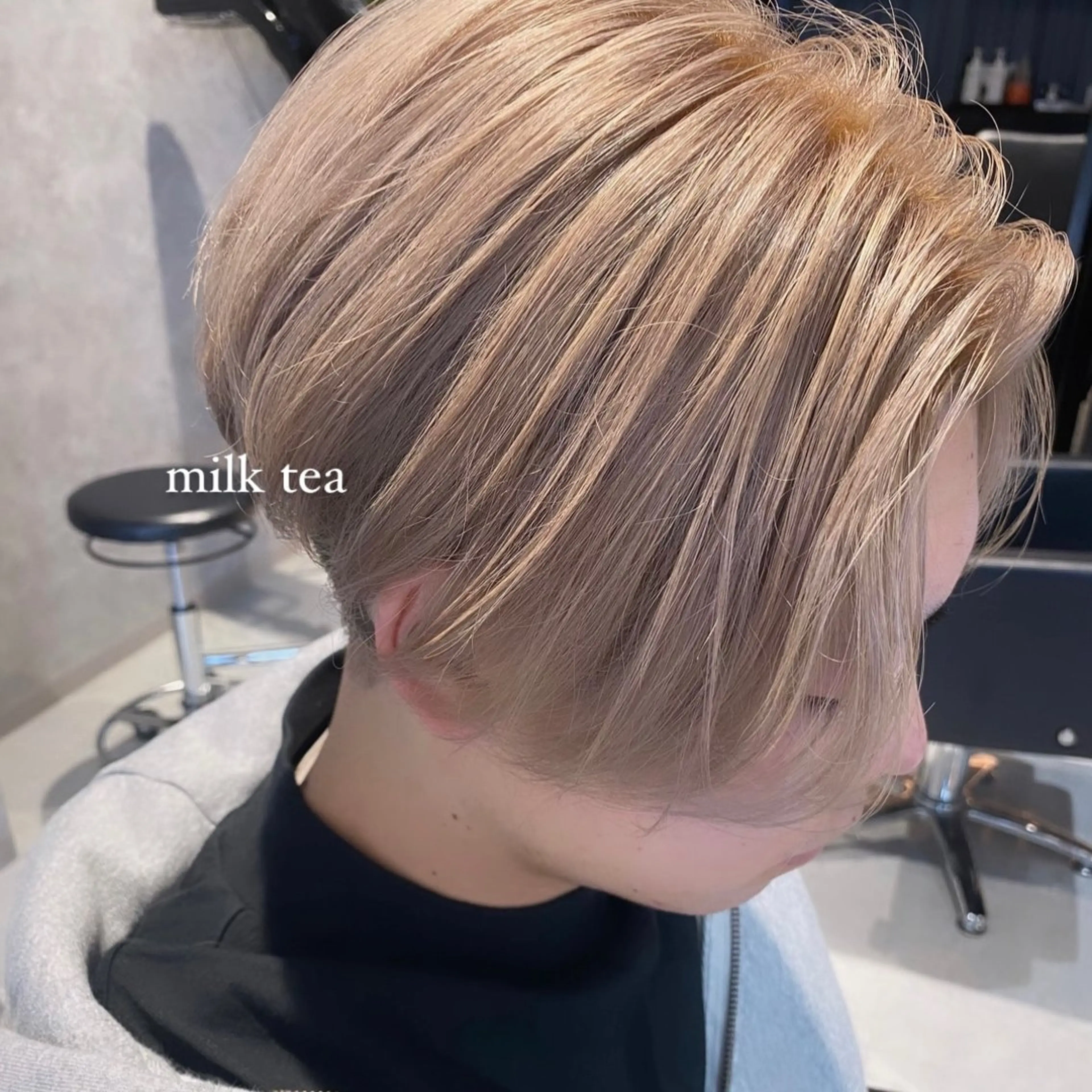 ミディアム カラー パーマ ヘアアレンジ メンズ カット ヘアカラー 最新艶髪トレンド￤ ヘア￤miyu🐒♡のヘアスタイル