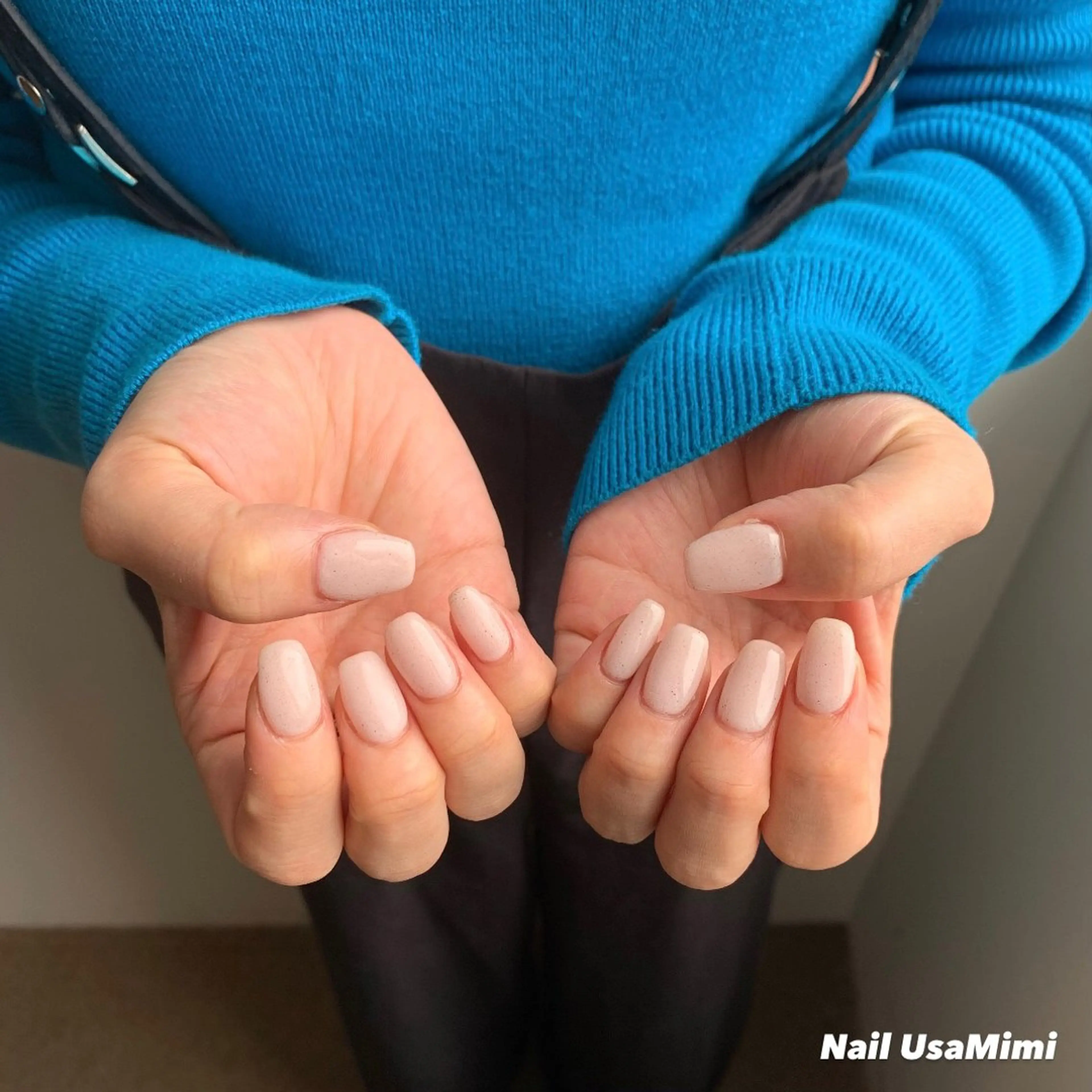 ネイル ジェルネイル マグネットネイル 持ち込み ワンカラーネイル パラジェル 本町ネイルNail UsaMimiのネイルデザイン