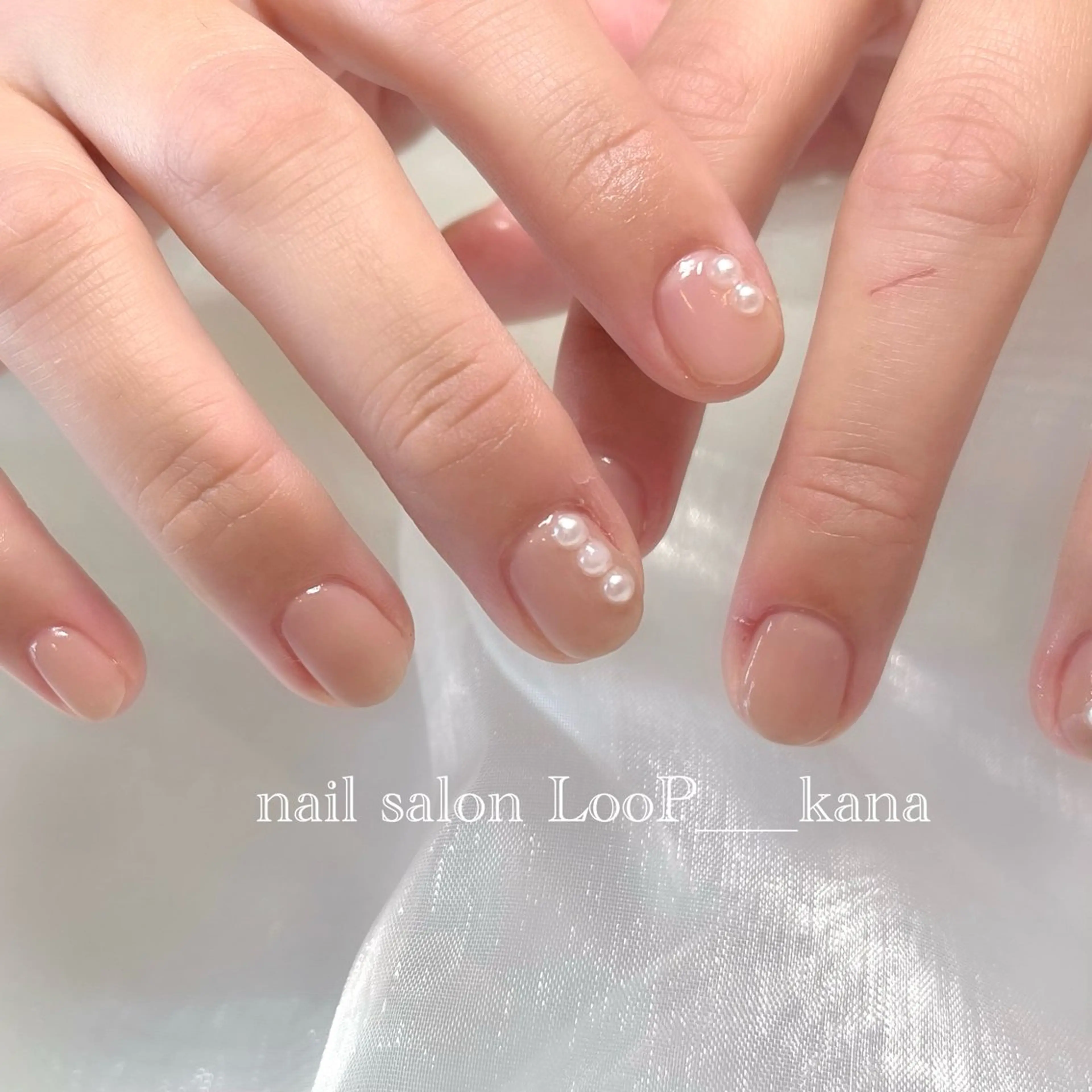 ネイル オフィスネイル ハンドネイル ネイルモデル募集中 LooP-kanaのネイルデザイン