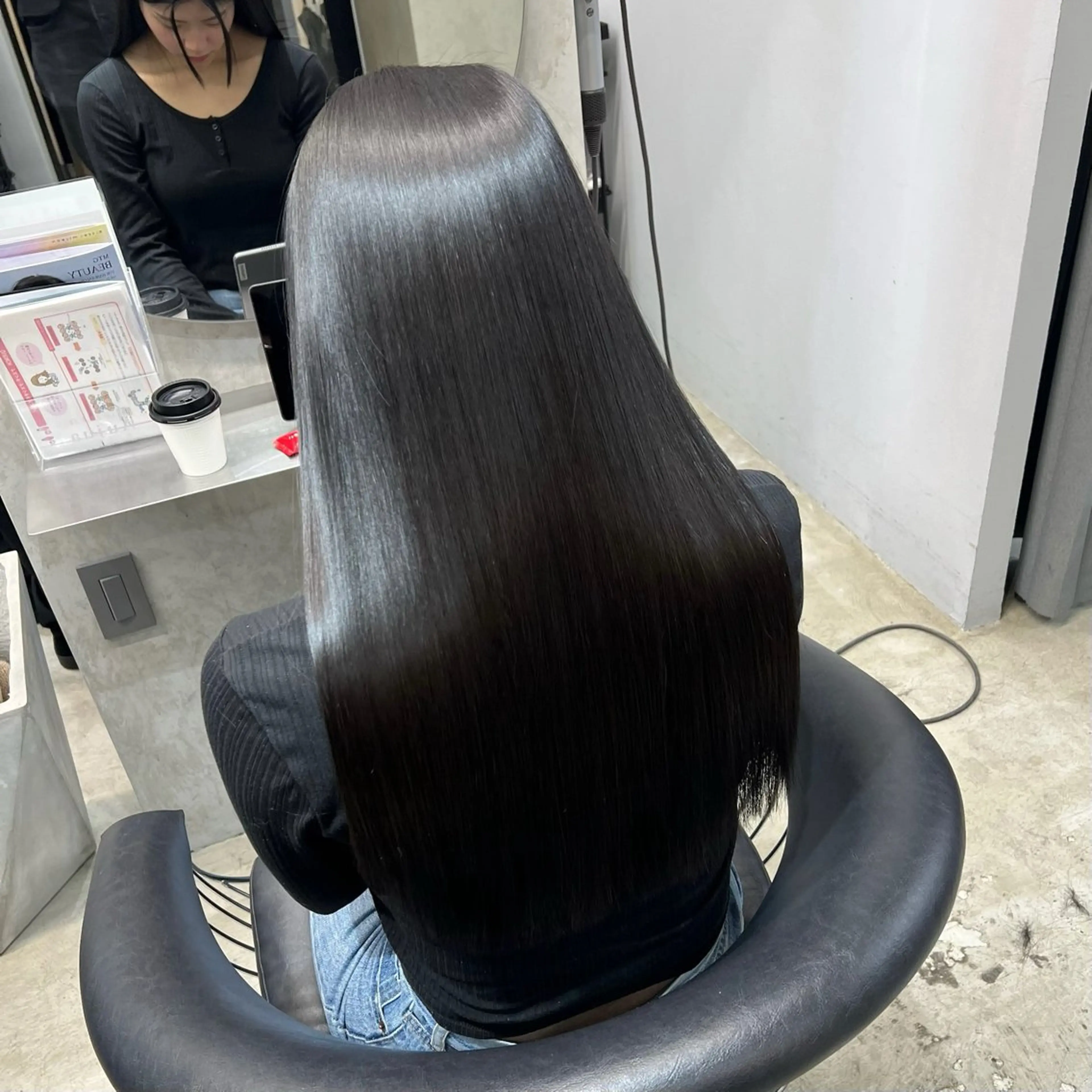 ロング カラー カット ヘアカラー トリートメント etora 渋谷所属・itaru/網紅ヘア 🇨🇳ケラチンTRのヘアスタイル