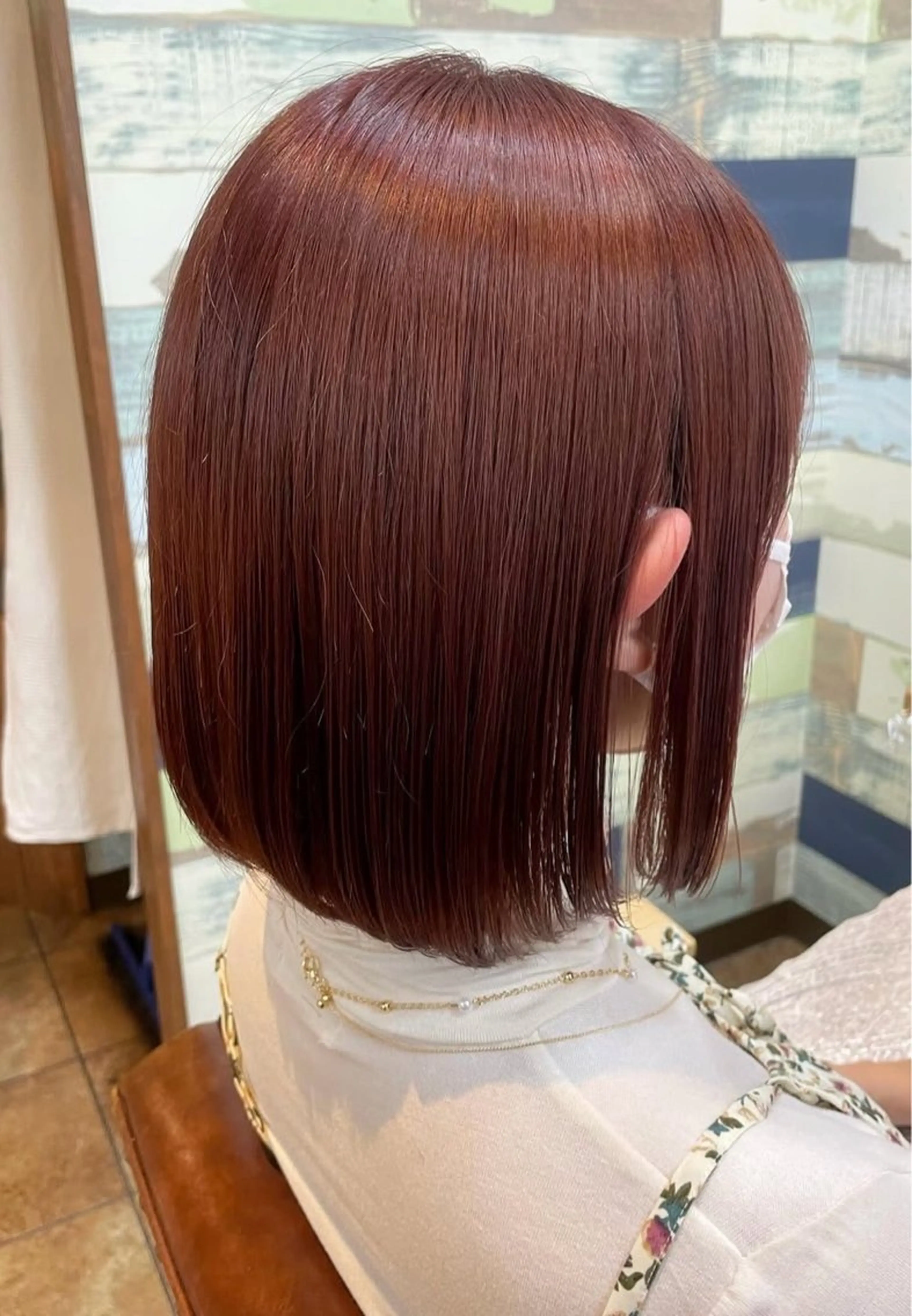 ショート ヘアカラー 透明感カラー🫧🩵 林　菜々美のヘアスタイル