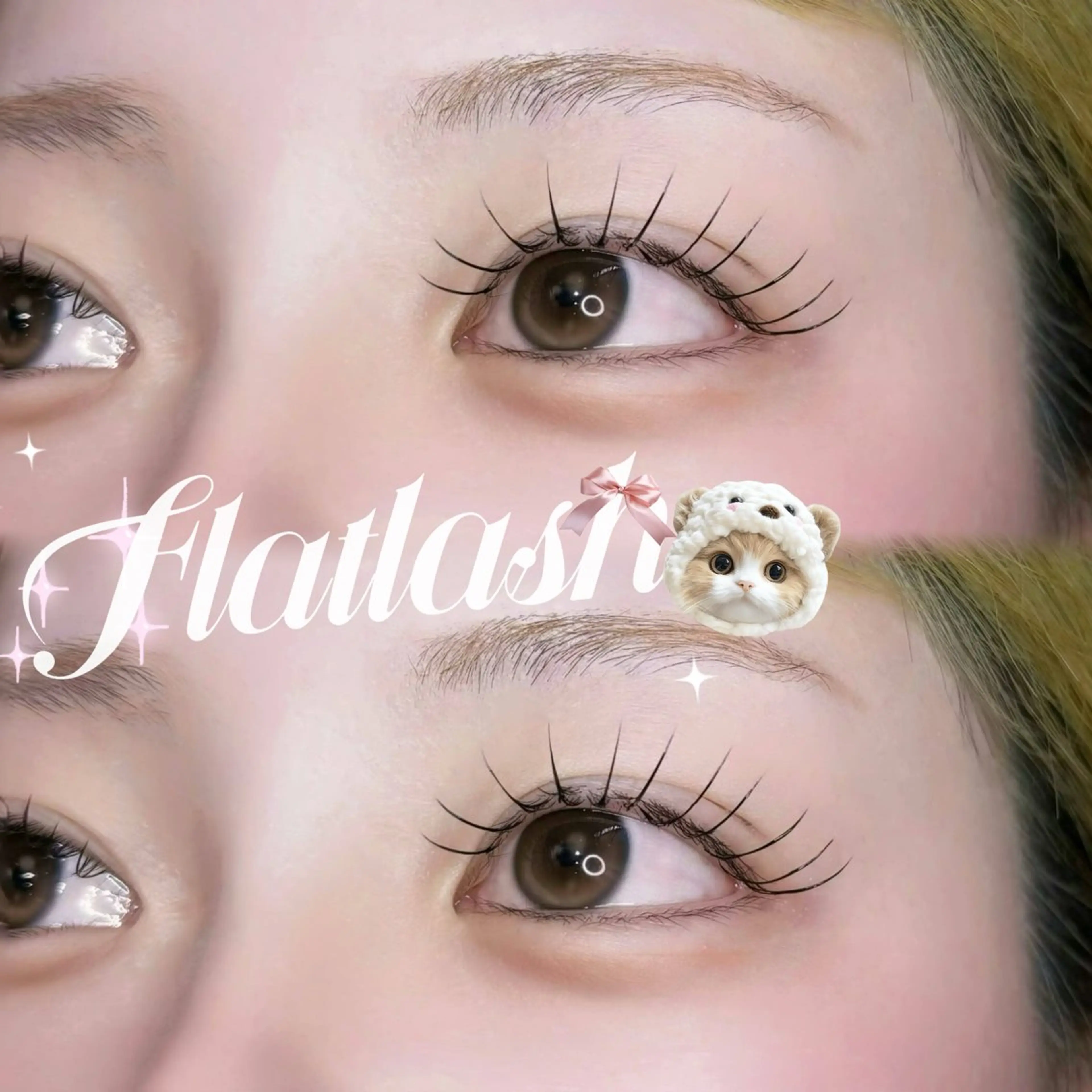 マツエク・マツパ フラットラッシュ マツエク fein. nodoka✮のマツエク・マツパデザイン