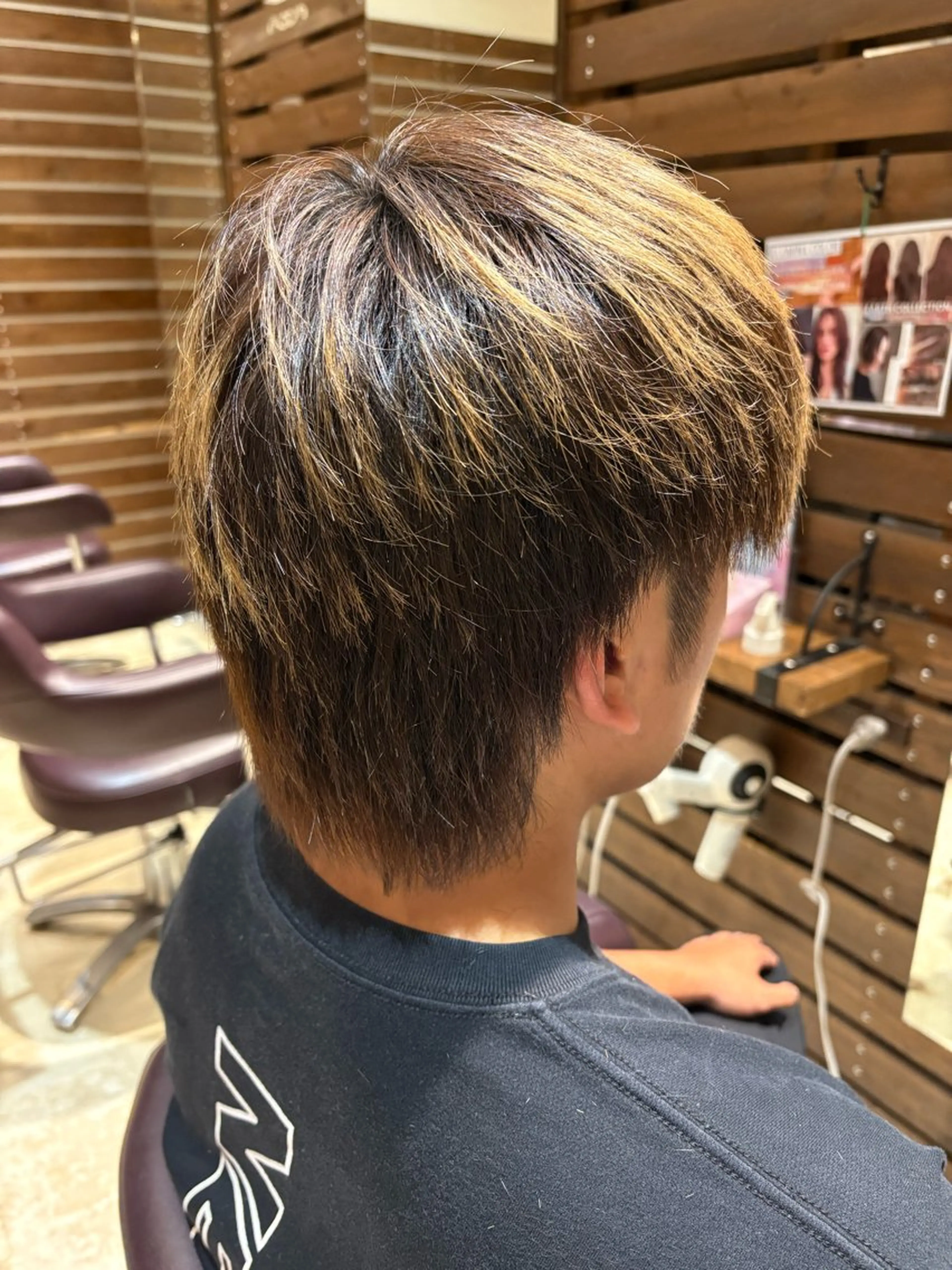 メンズ メンズウルフカット ウルフカット アッピアス所属・メンズ特化⭐️ ハイトーン/yutoのヘアスタイル
