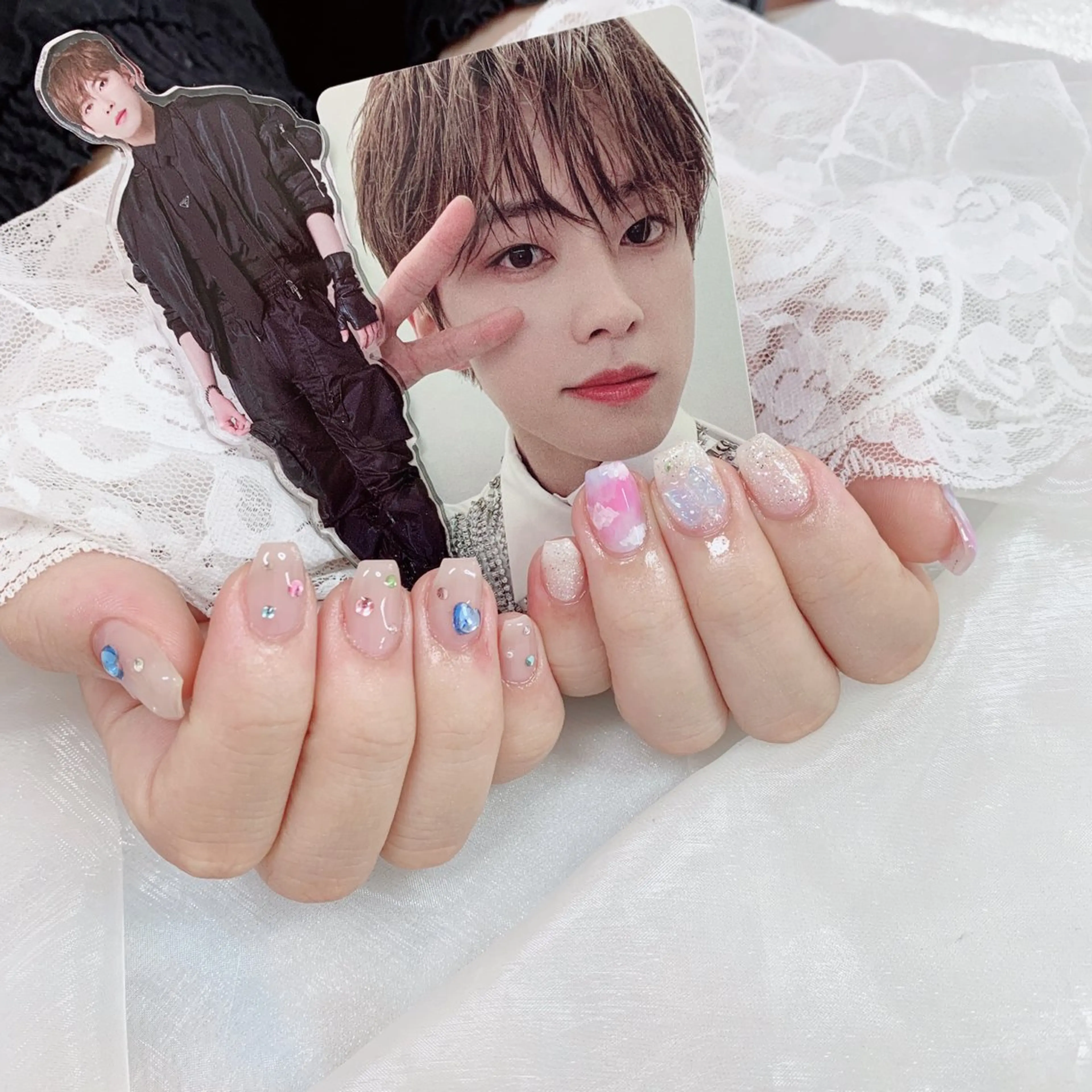 ネイル ハンドネイル La neige* yuki 🥯🍑のネイルデザイン