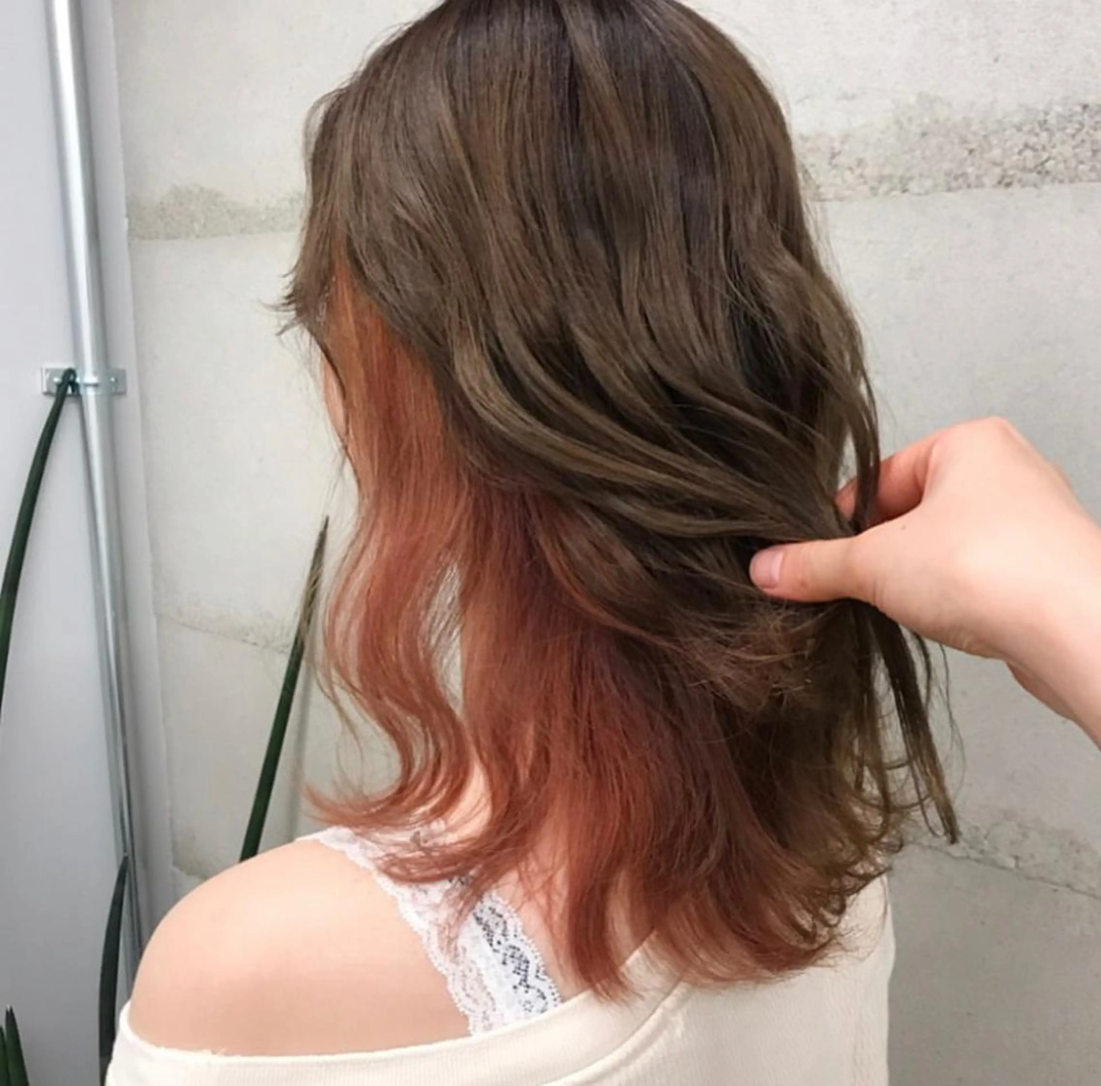 カラー インナーカラー オレンジ RAYGLOW  by Headlight 東海店所属・海外ヘア スタイルRIOのヘアスタイル