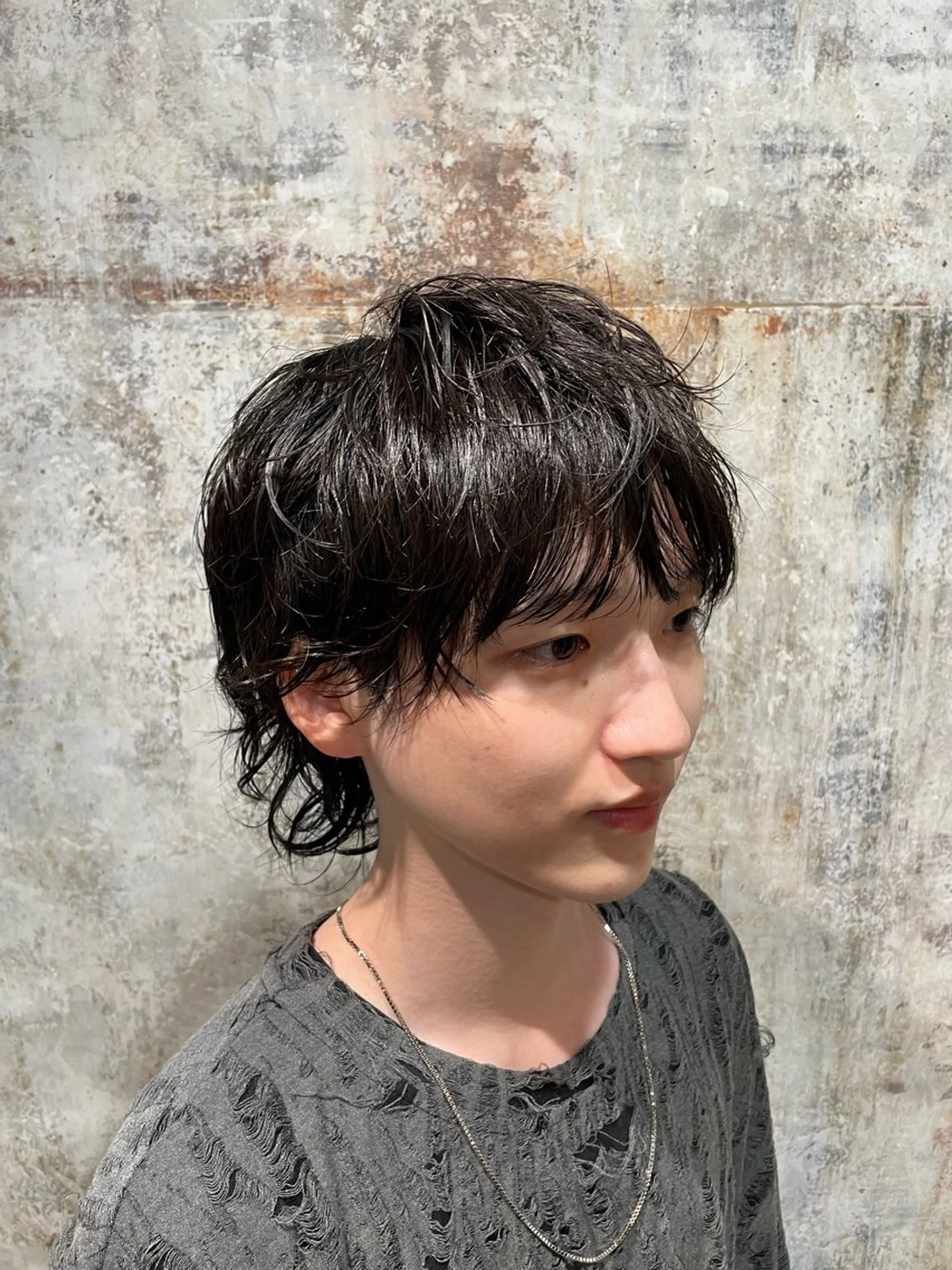 ショート パーマ スパイラルパーマ 【お洒落パーマ】 Elme　肥塚康汰郎のヘアスタイル