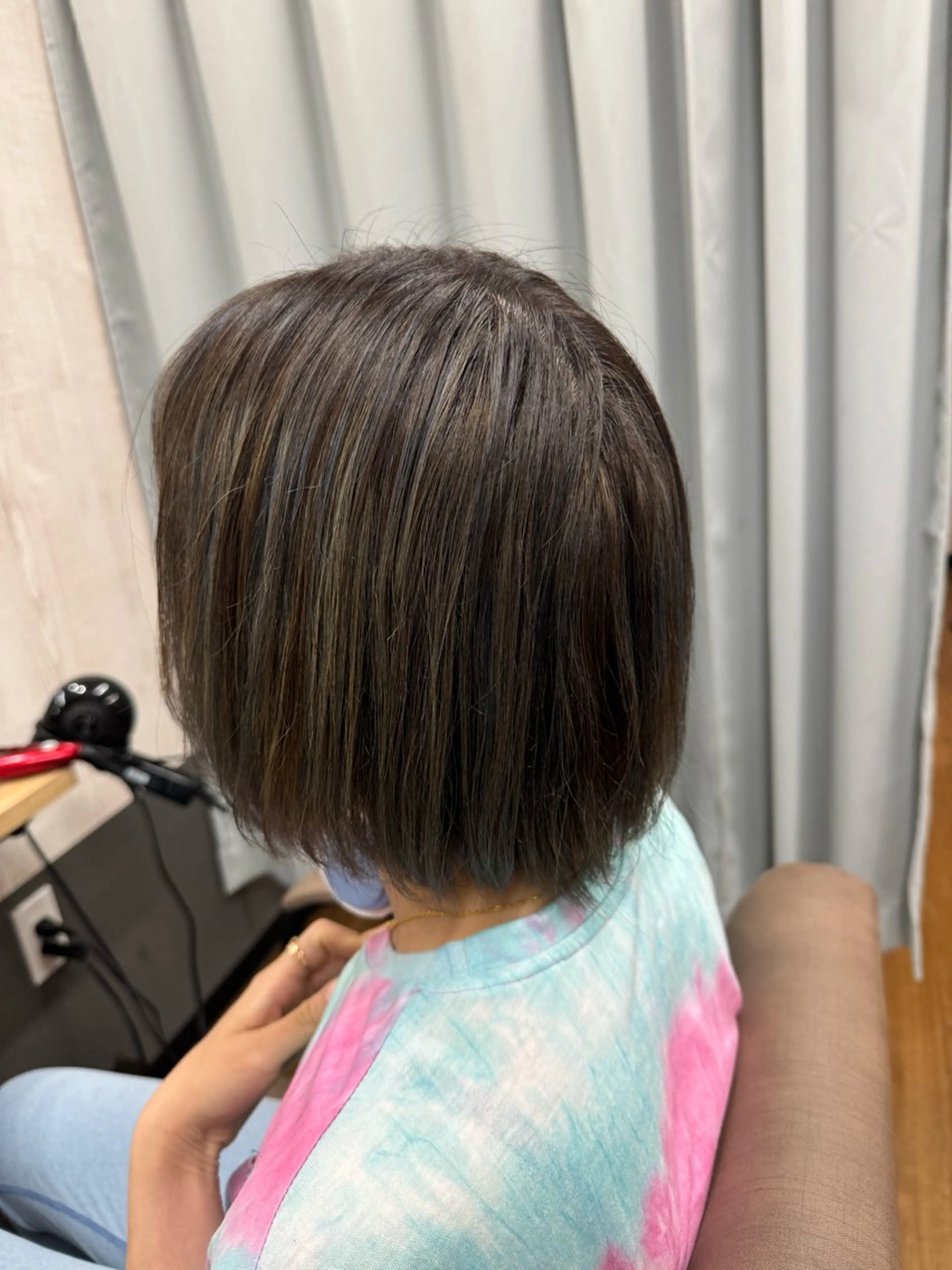 ミディアム カラー カット ヘアカラー TELA HAIR 稲毛店　千尋のヘアスタイル