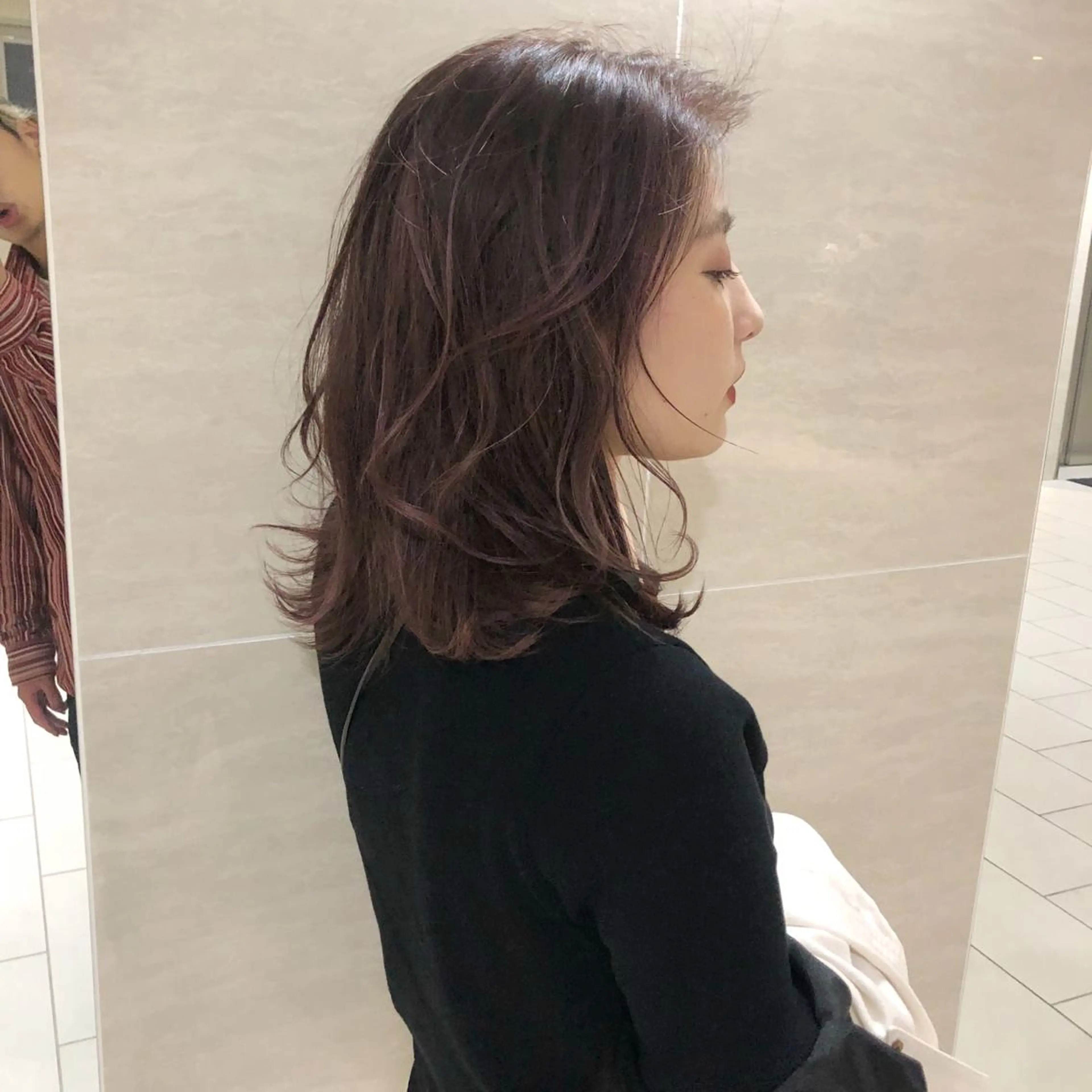 ミディアム メンズ特化美容師 ハスイルイのヘアスタイル