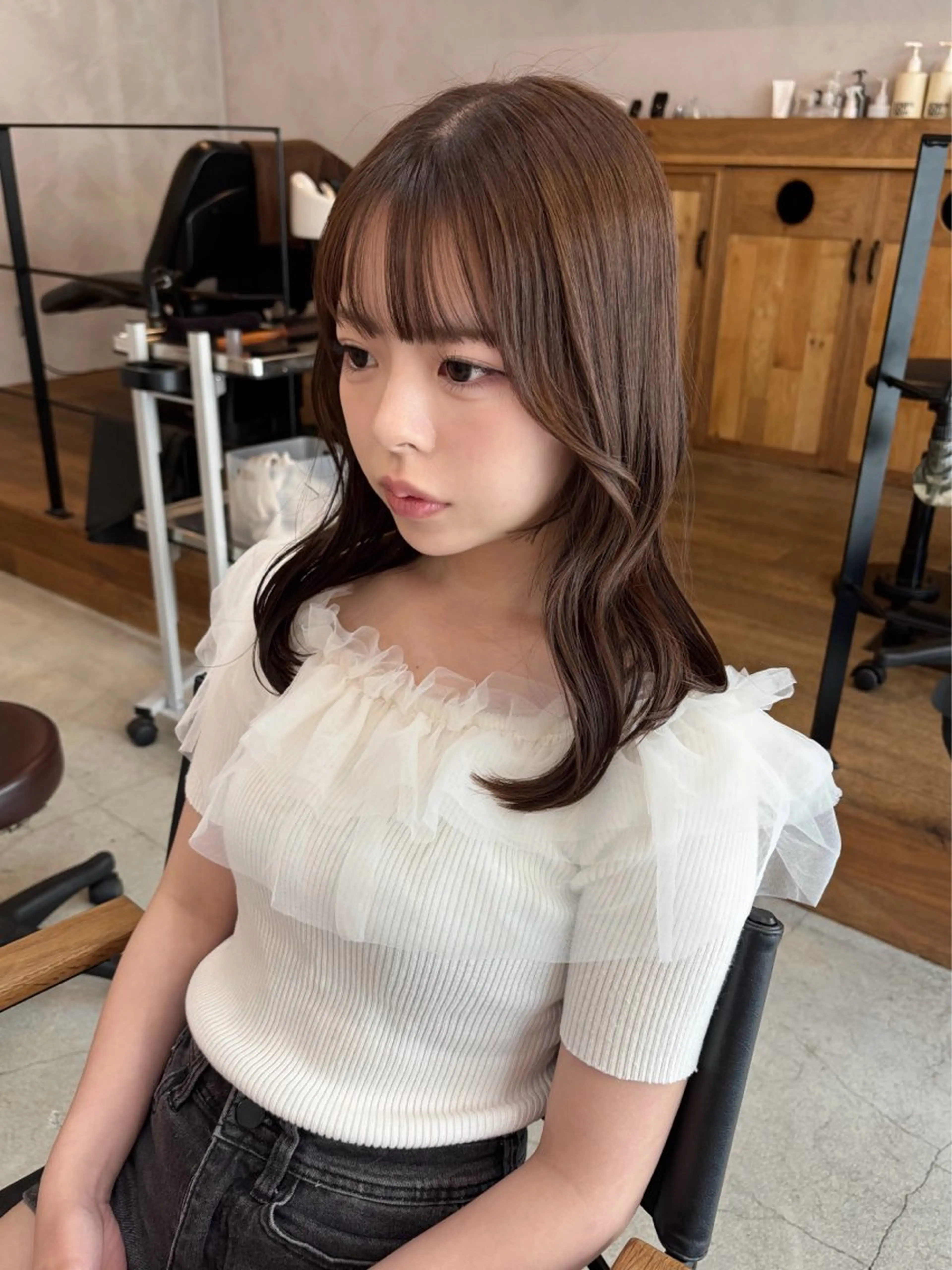 【ご新規様限定✨】カット+カラー+今なら《うる艶トリートメント無料サービス》付き♡の写真