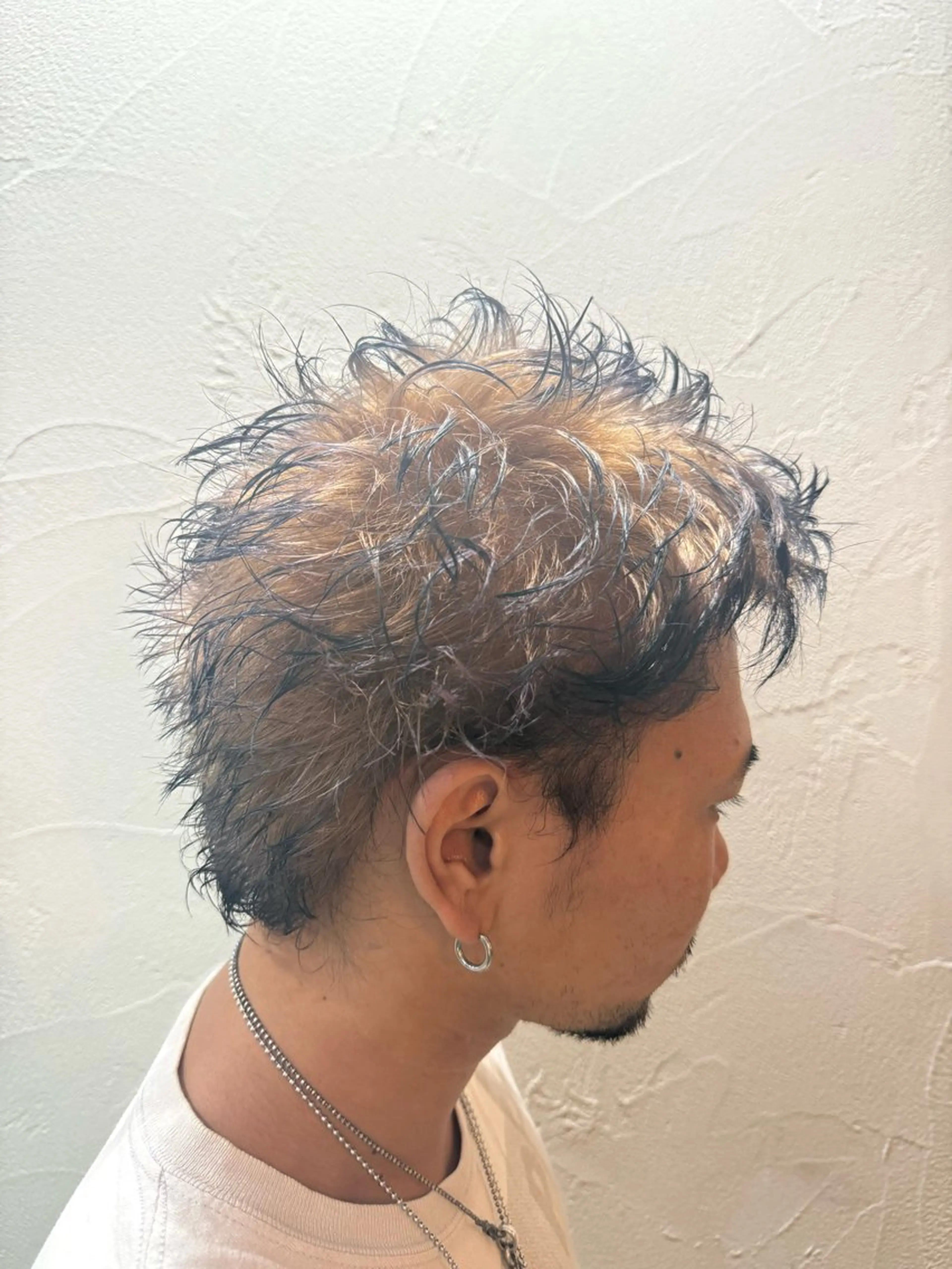 ショート カラー ヘアカラー ブリーチカラー 齋藤充呂のヘアスタイル