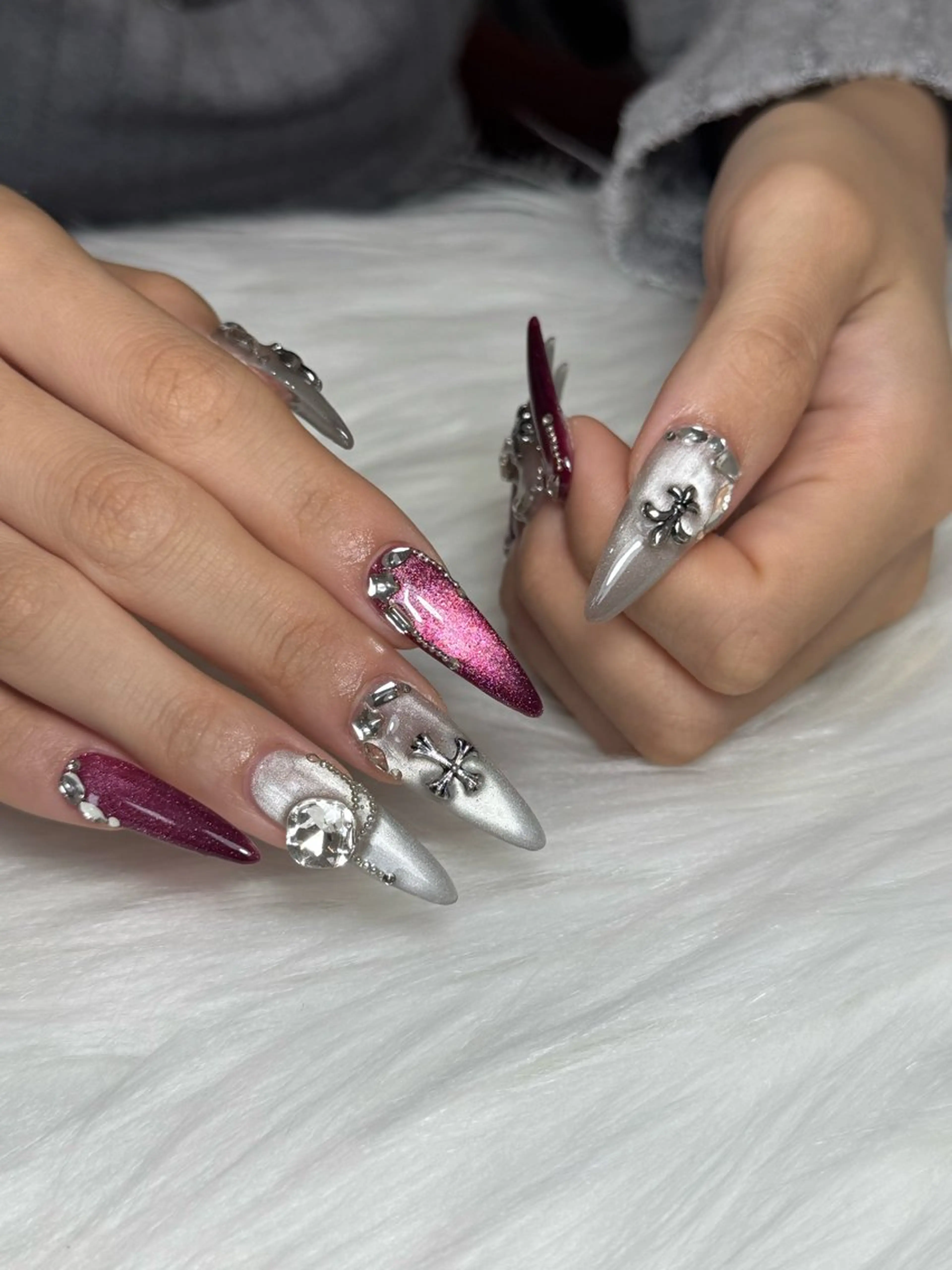 ネイル ハンドネイル DEMAIN- 🌹のネイルデザイン