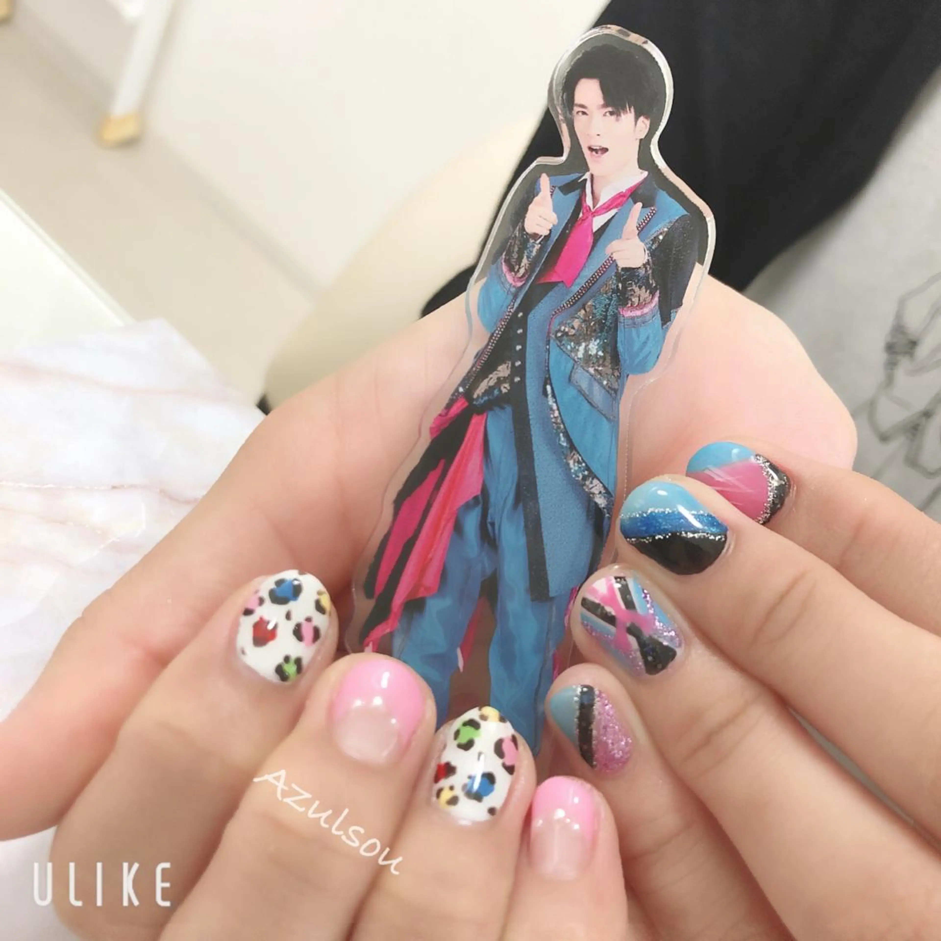 ネイル ジェルネイル 韓国ネイル ミラーネイル 持ち込み ニュアンスネイル Azulsou 廣川愛のネイルデザイン