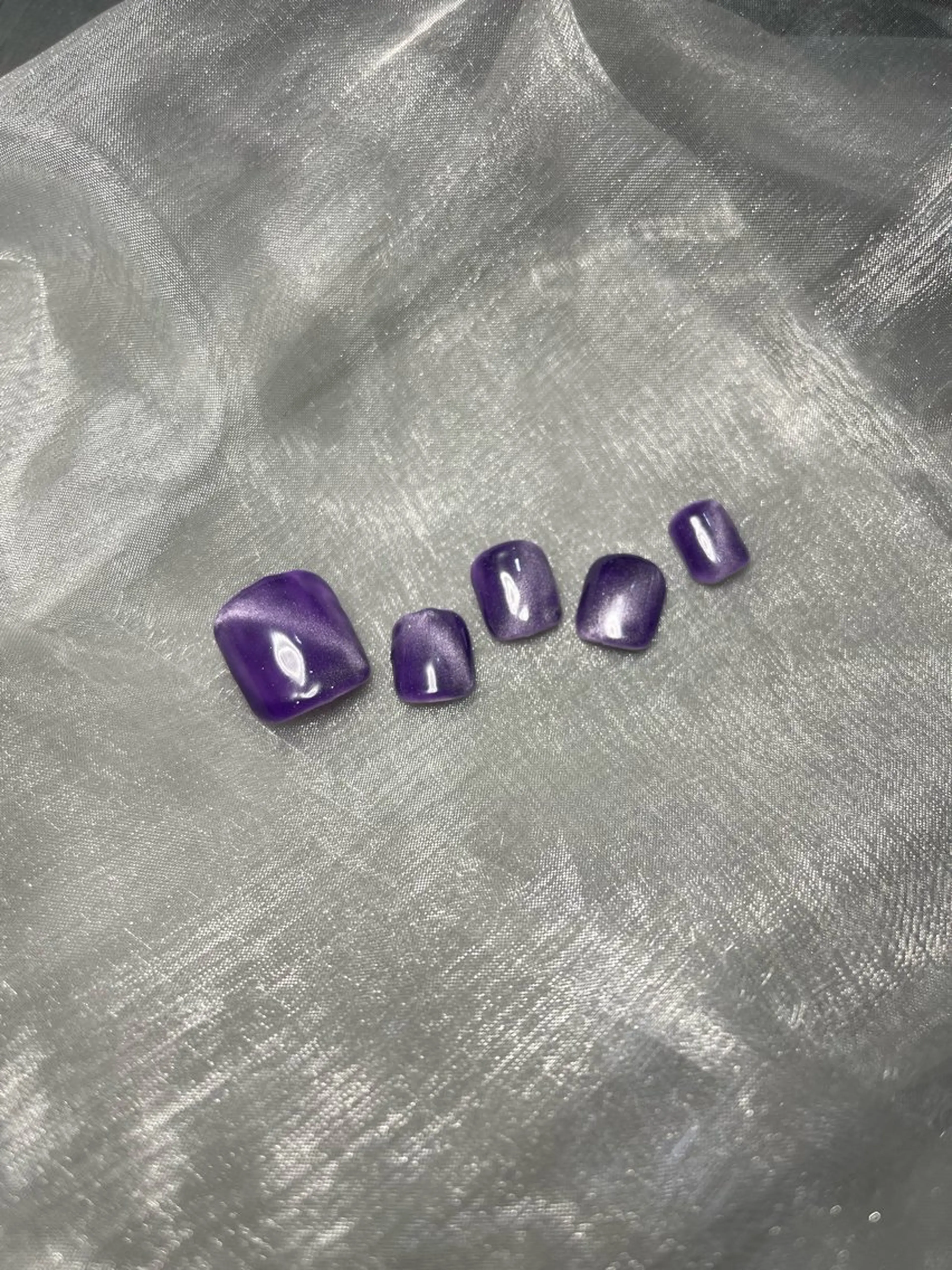 🩷フットマグネットネイル🩷オフなし練習モデルの写真