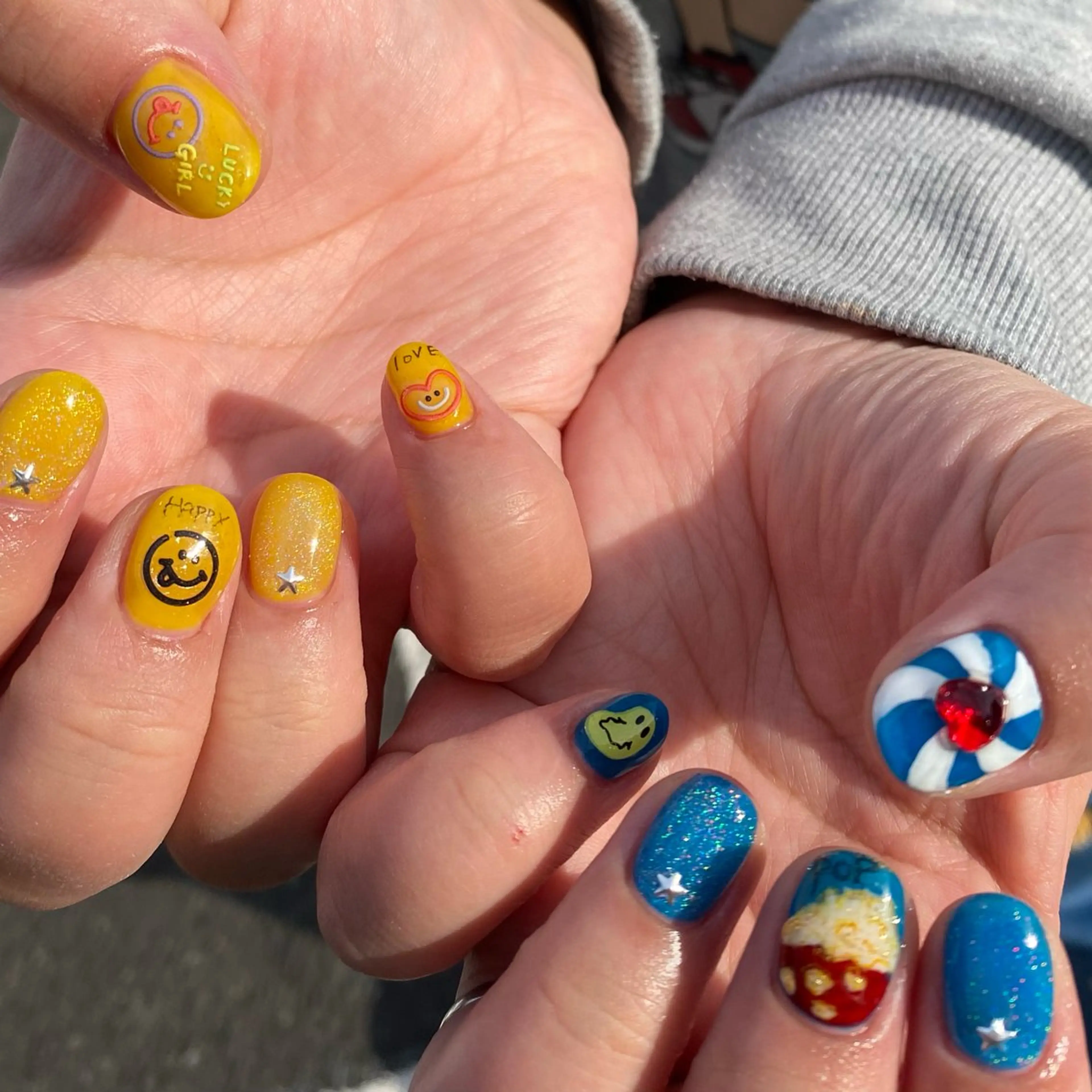 メンズ ネイル akari✨ 韓国風、メンズネイルのネイルデザイン