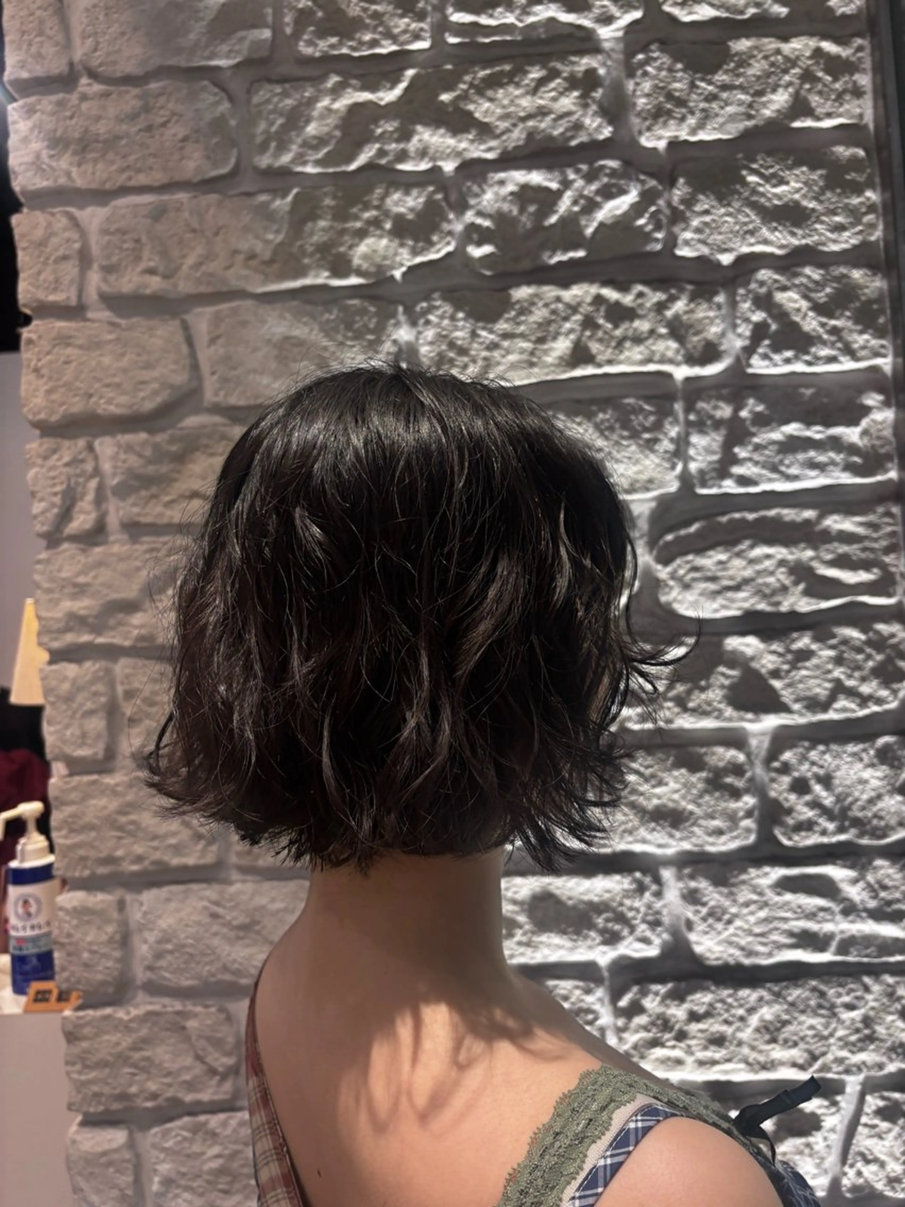 ミディアム パーマ ミディアムパーマ ボブ カット パーマ 夏海 大宮美容室のヘアスタイル