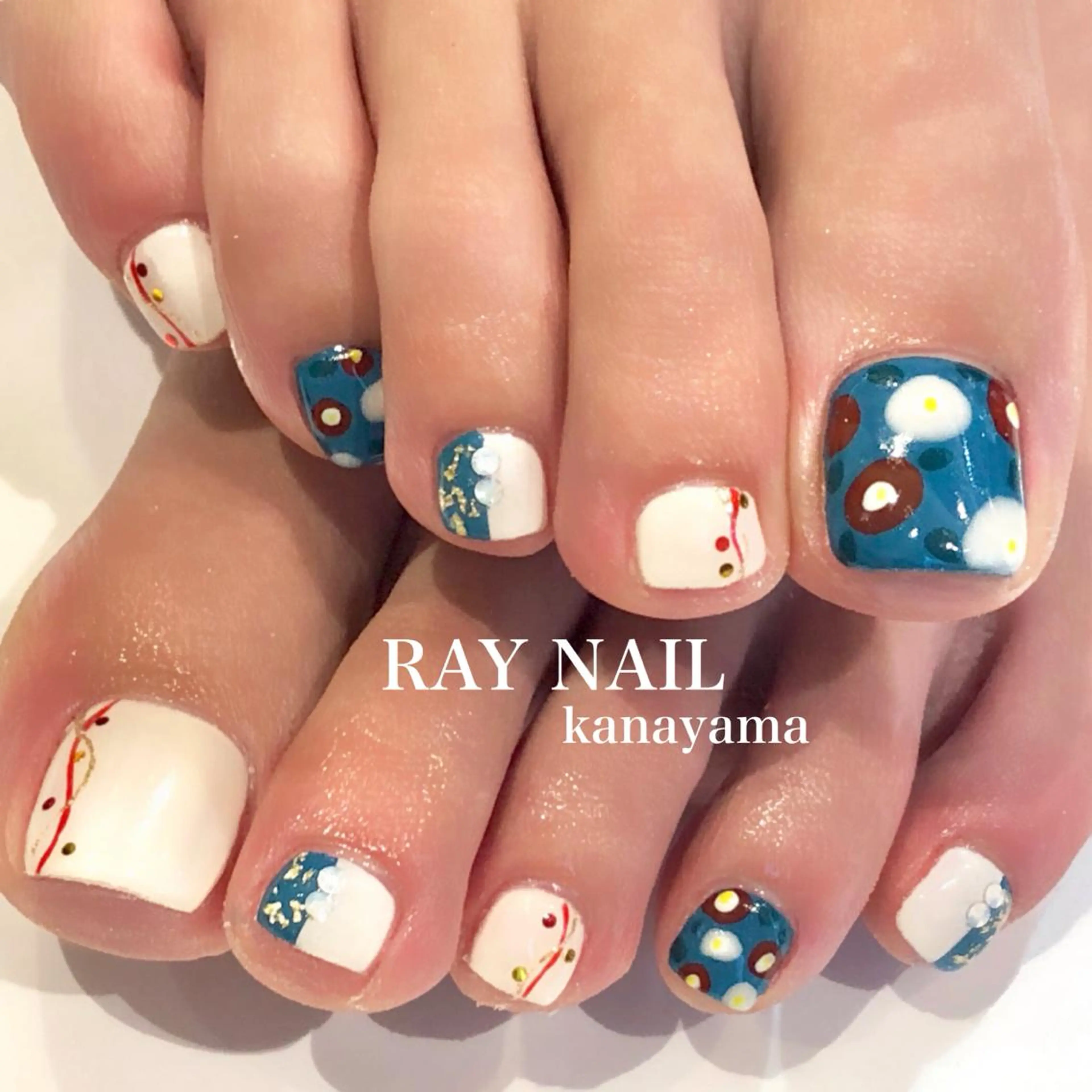 ネイル フットネイル フットネイル Arowa 伊田のネイルデザイン