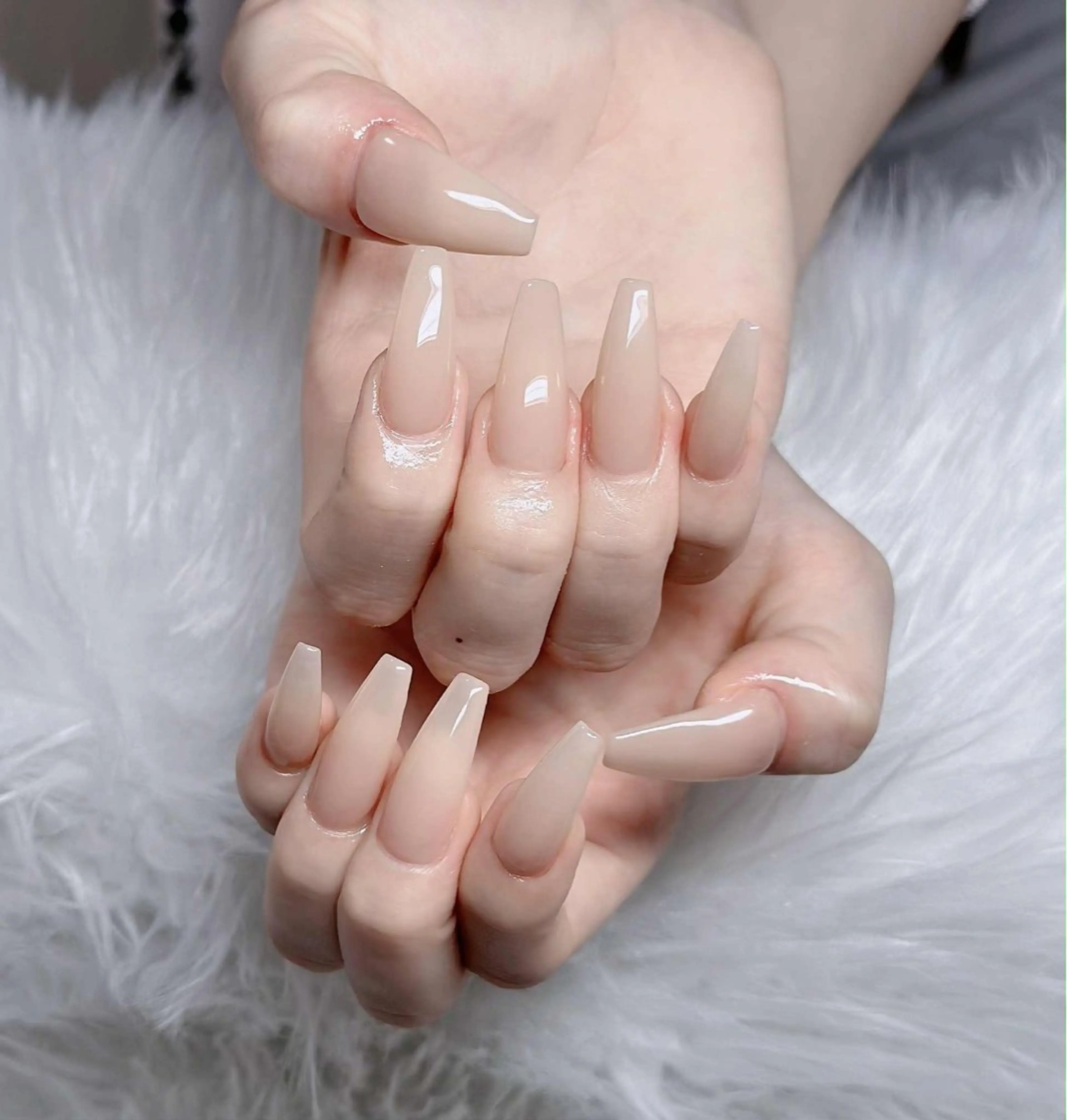 ネイル アートネイル 成人式 ジェルネイル ニュアンスネイル 夏ネイル ハンドネイル H.baby Nai Salon所属・neco H.babynailのネイルデザイン