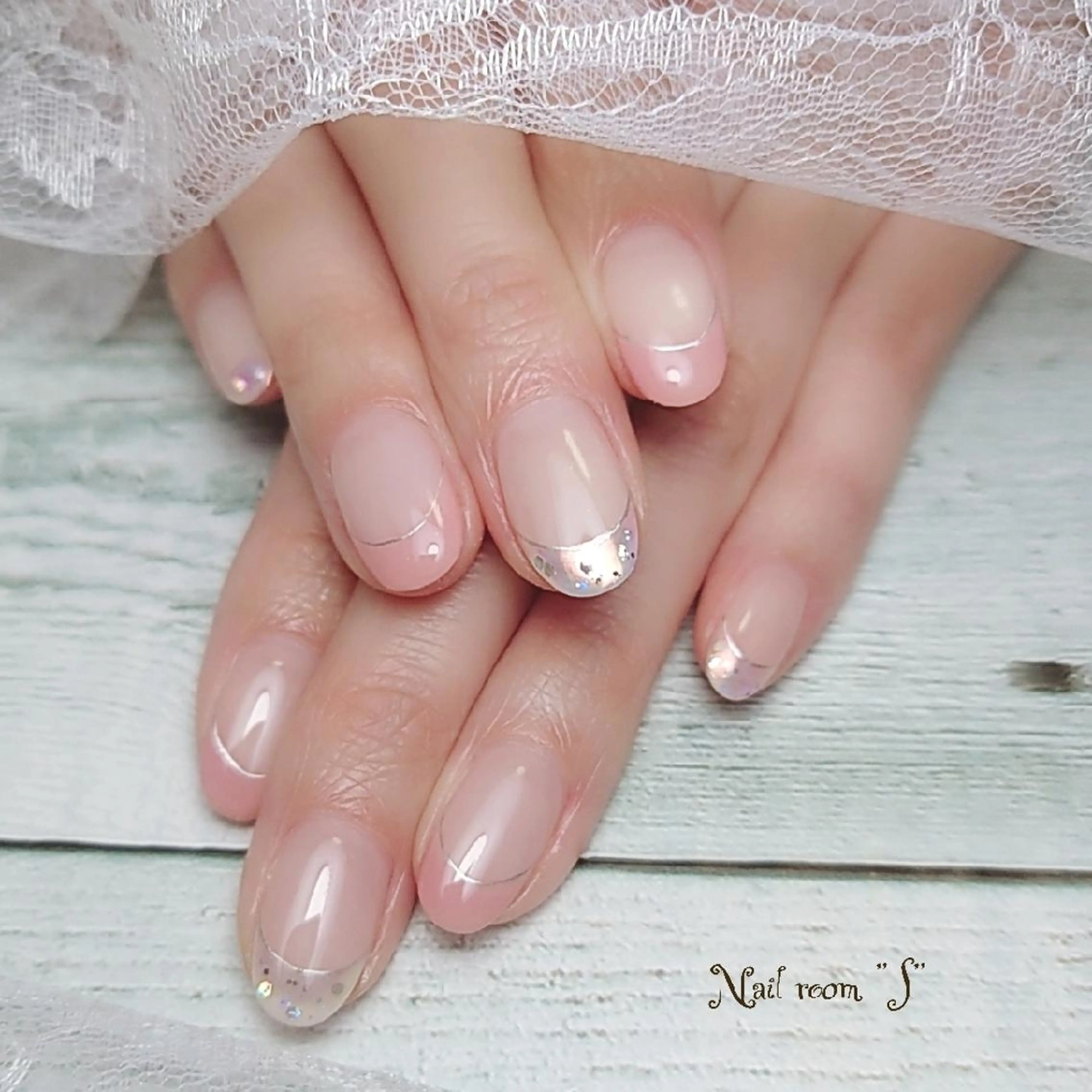 ネイル フレンチネイル Nail room  "S"  SAKAIのネイルデザイン