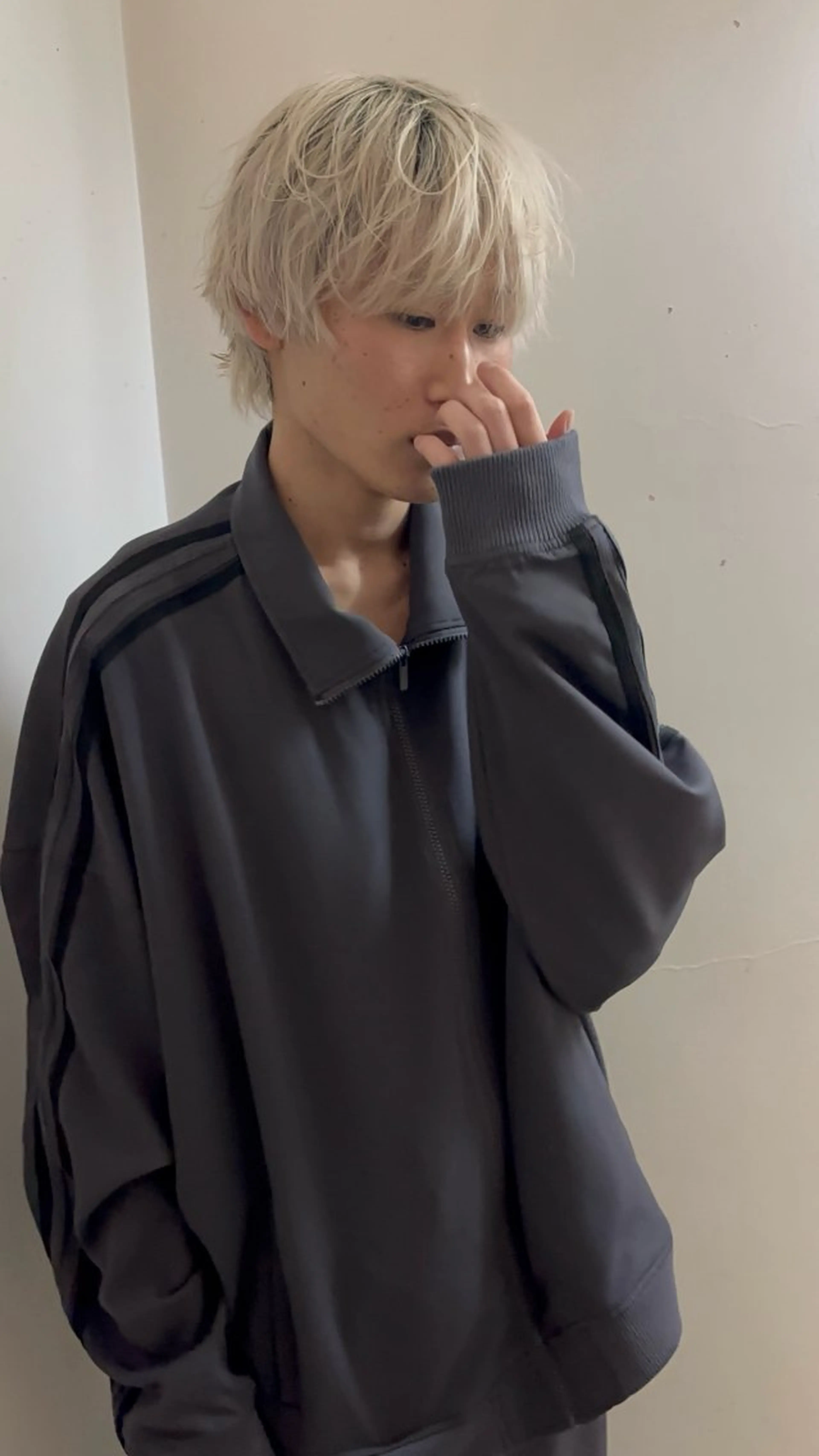 メンズカット＋カラー＋パーマの写真